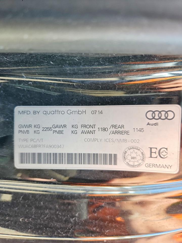 2015 Audi Rs5 Black vin: WUAC6BFR7FA900347