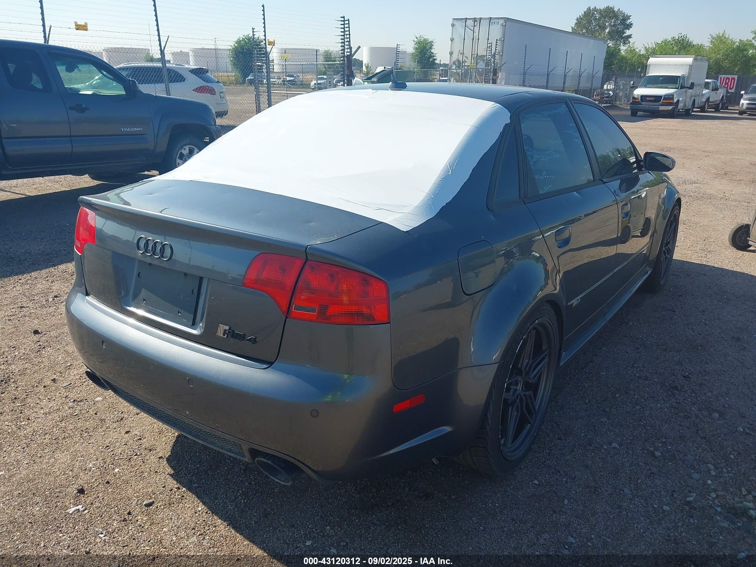 2008 Audi Rs 4 4.2l Gray vin: WUADU78E18N901135