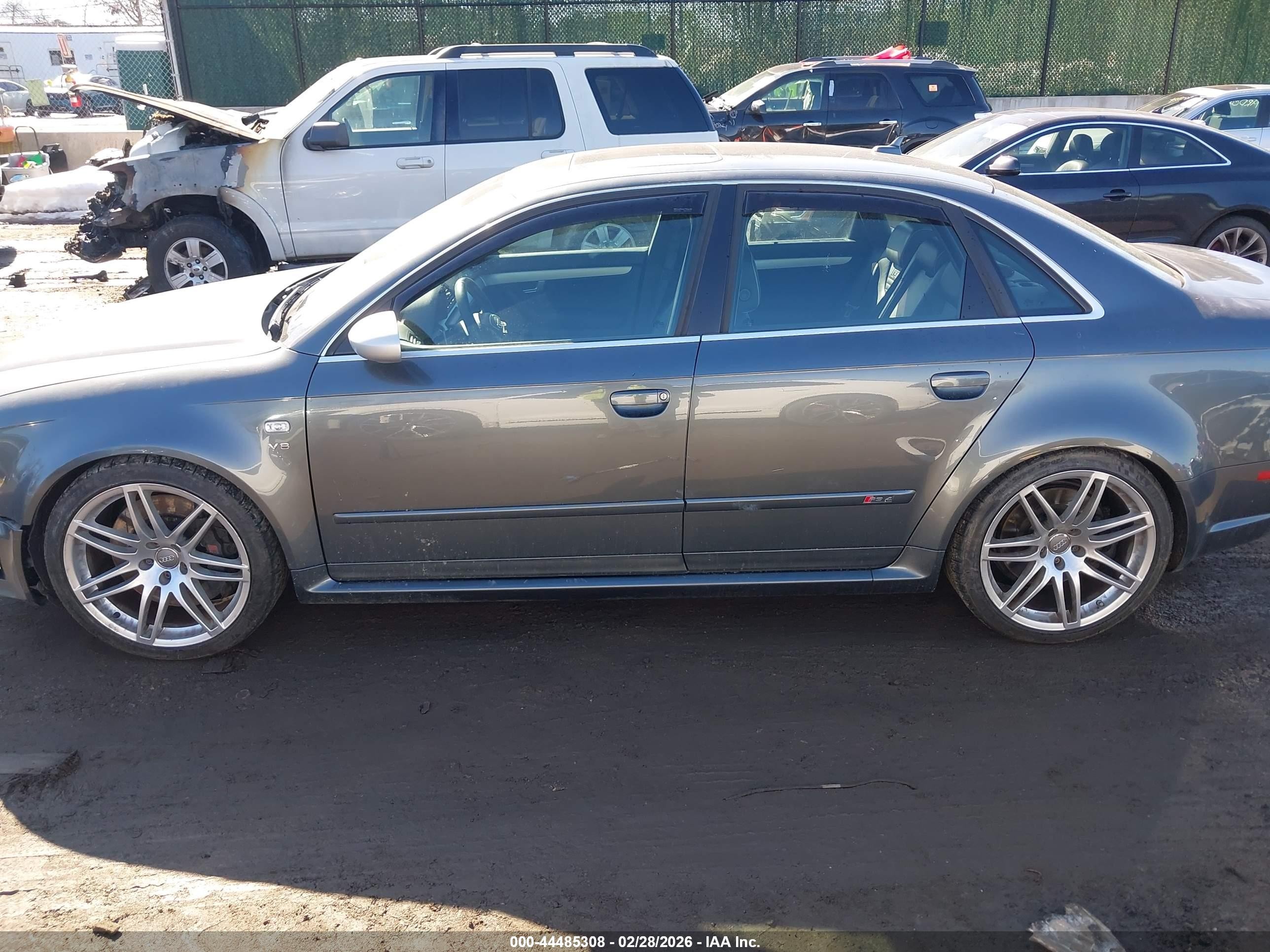 2008 Audi Rs 4 4.2l Gray vin: WUADU78E18N901748
