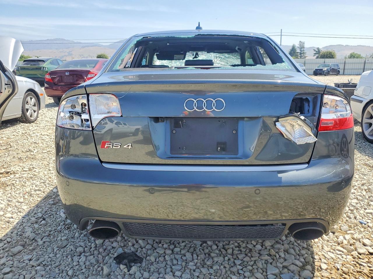 2008 Audi Rs4 Quattro Gray vin: WUADU78E78N901060
