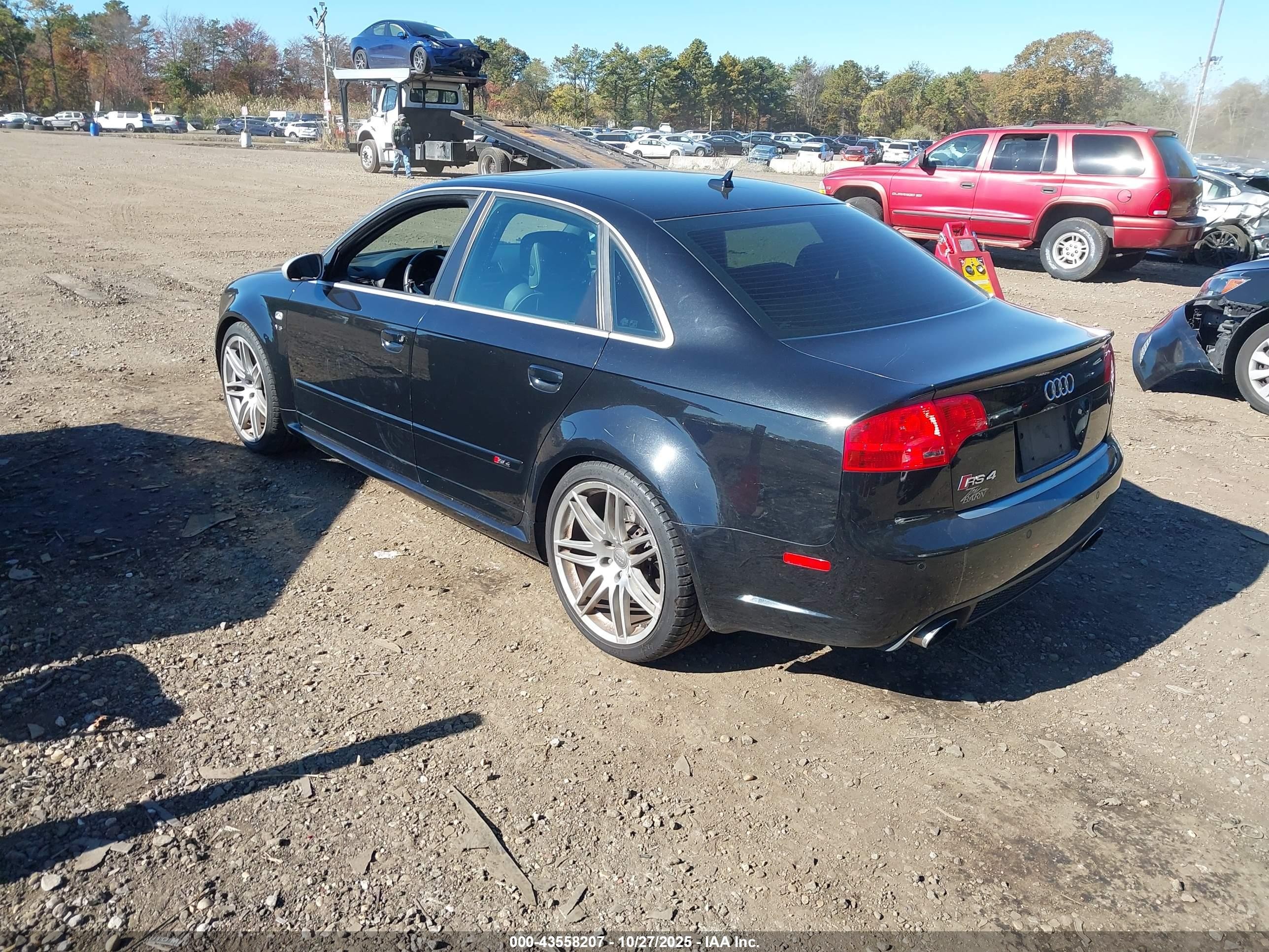 2008 Audi Rs 4 4.2l Black vin: WUADU78E78N902211