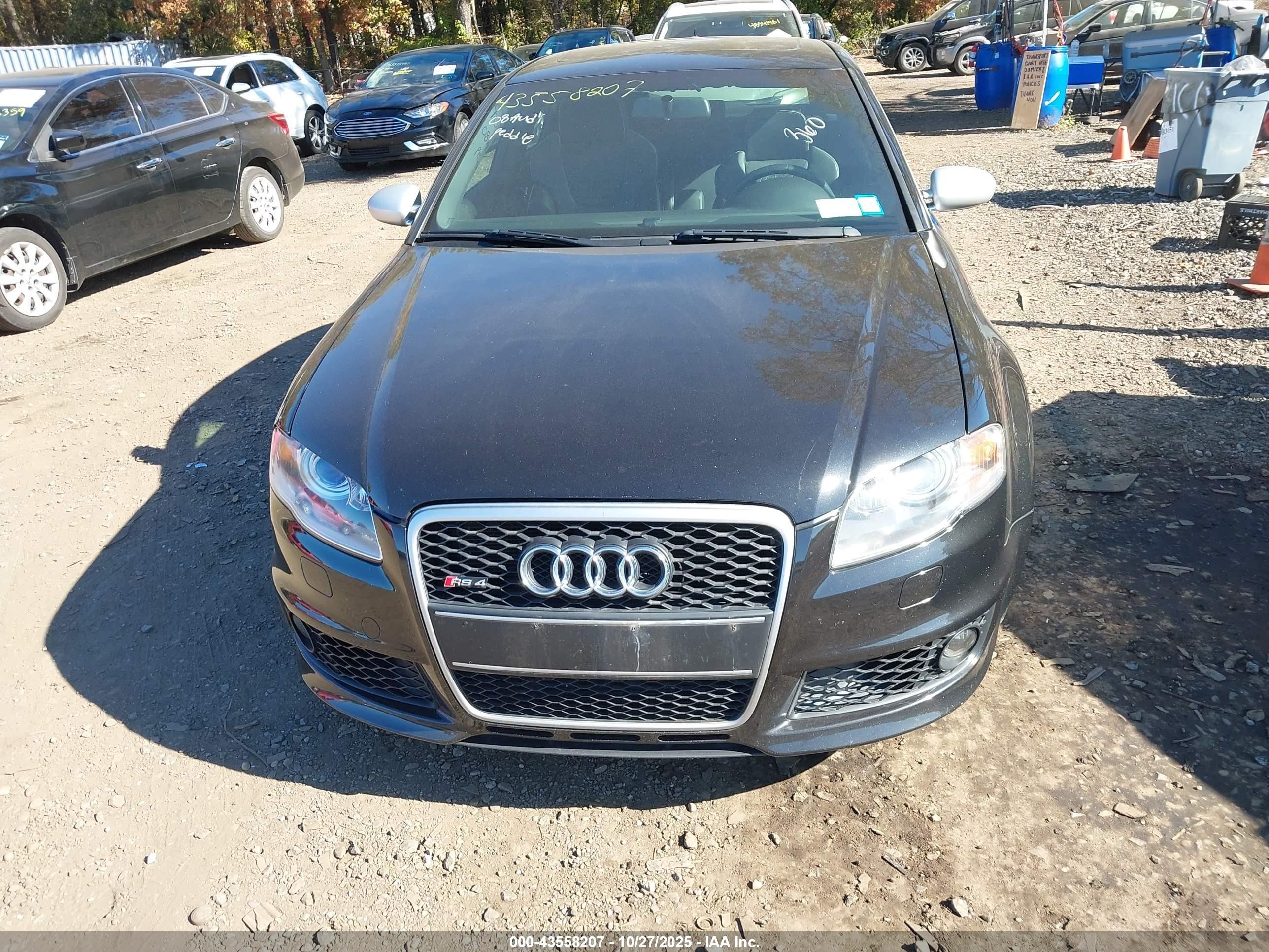 2008 Audi Rs 4 4.2l Black vin: WUADU78E78N902211