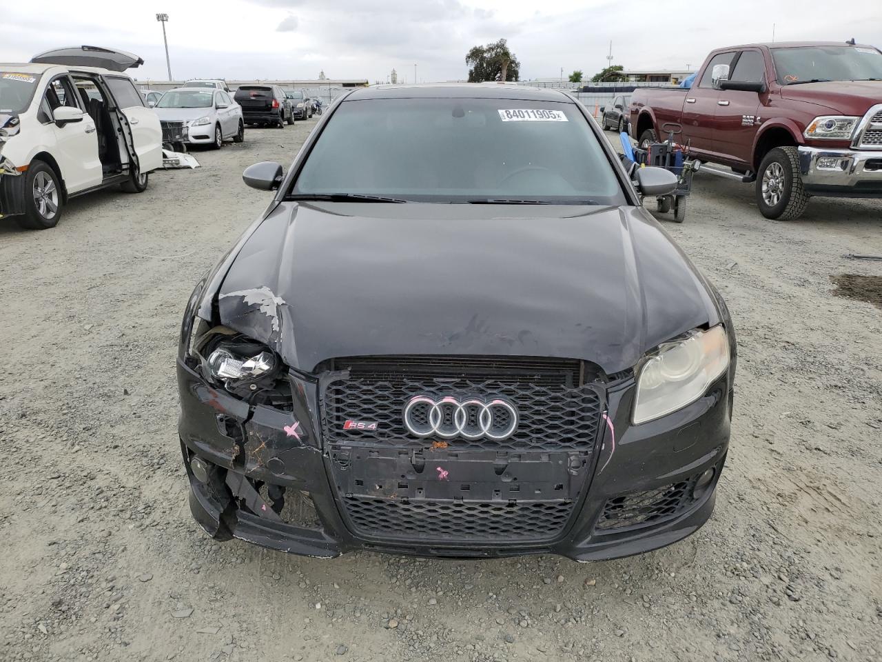 2008 Audi Rs4 Quattro Black vin: WUADU78E88N901049