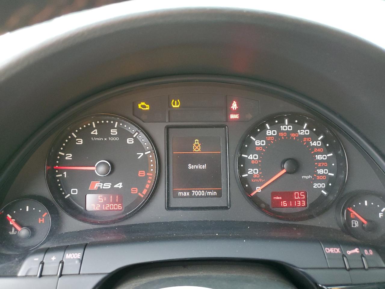 2008 Audi Rs4 Quattro Black vin: WUADU78E88N901049