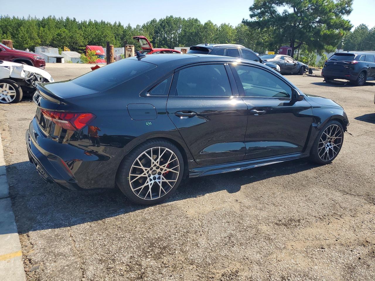 2025 Audi Rs3 Black vin: WUAGWDGY6SA909635