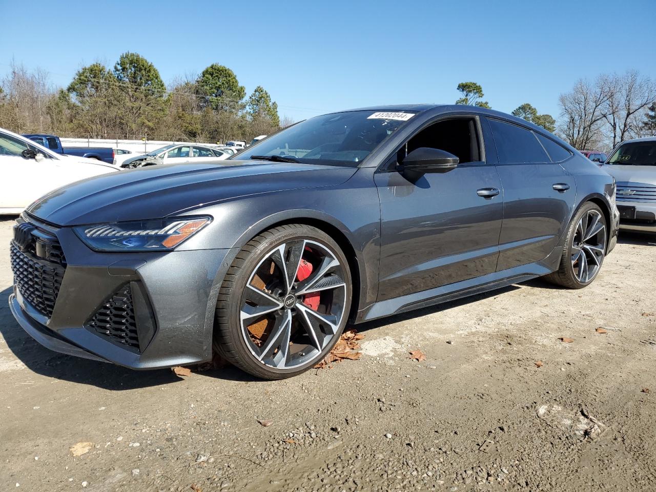 2022 Audi Rs7 Gray vin: WUAPCBF22NN912345