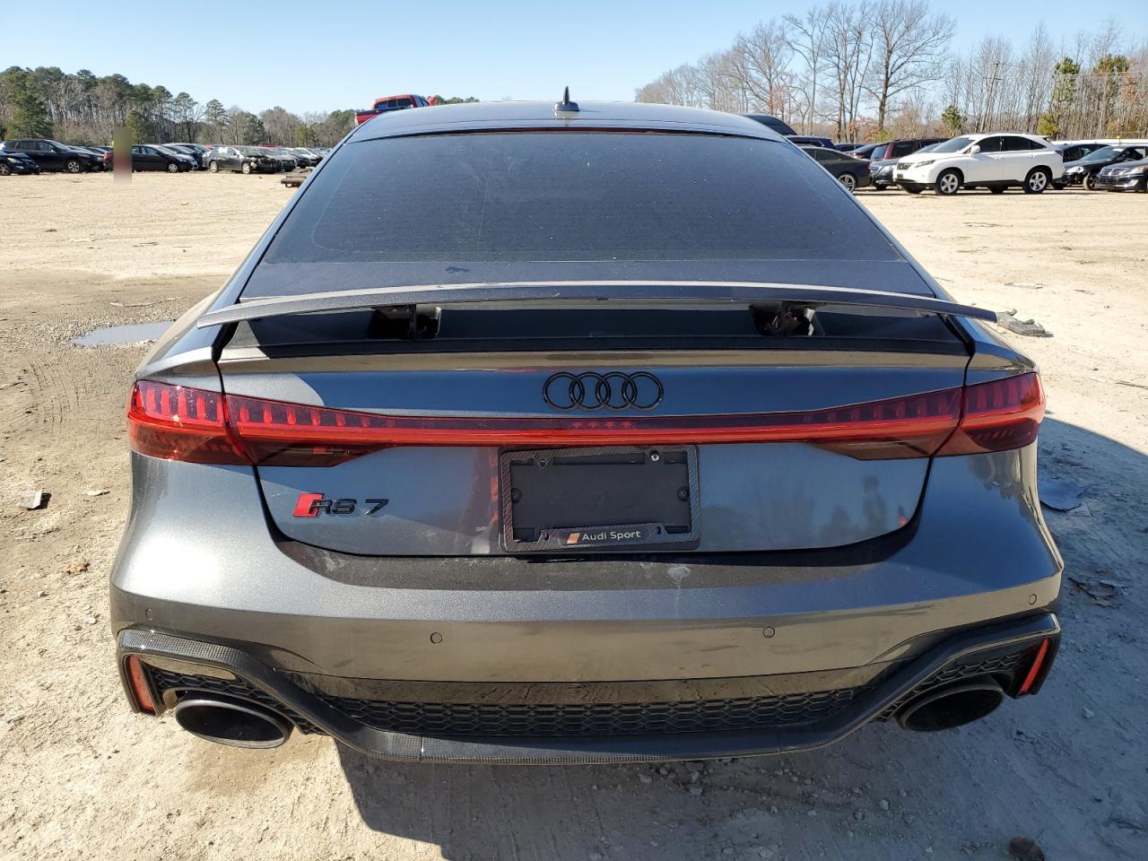 2022 Audi Rs7 Gray vin: WUAPCBF22NN912345