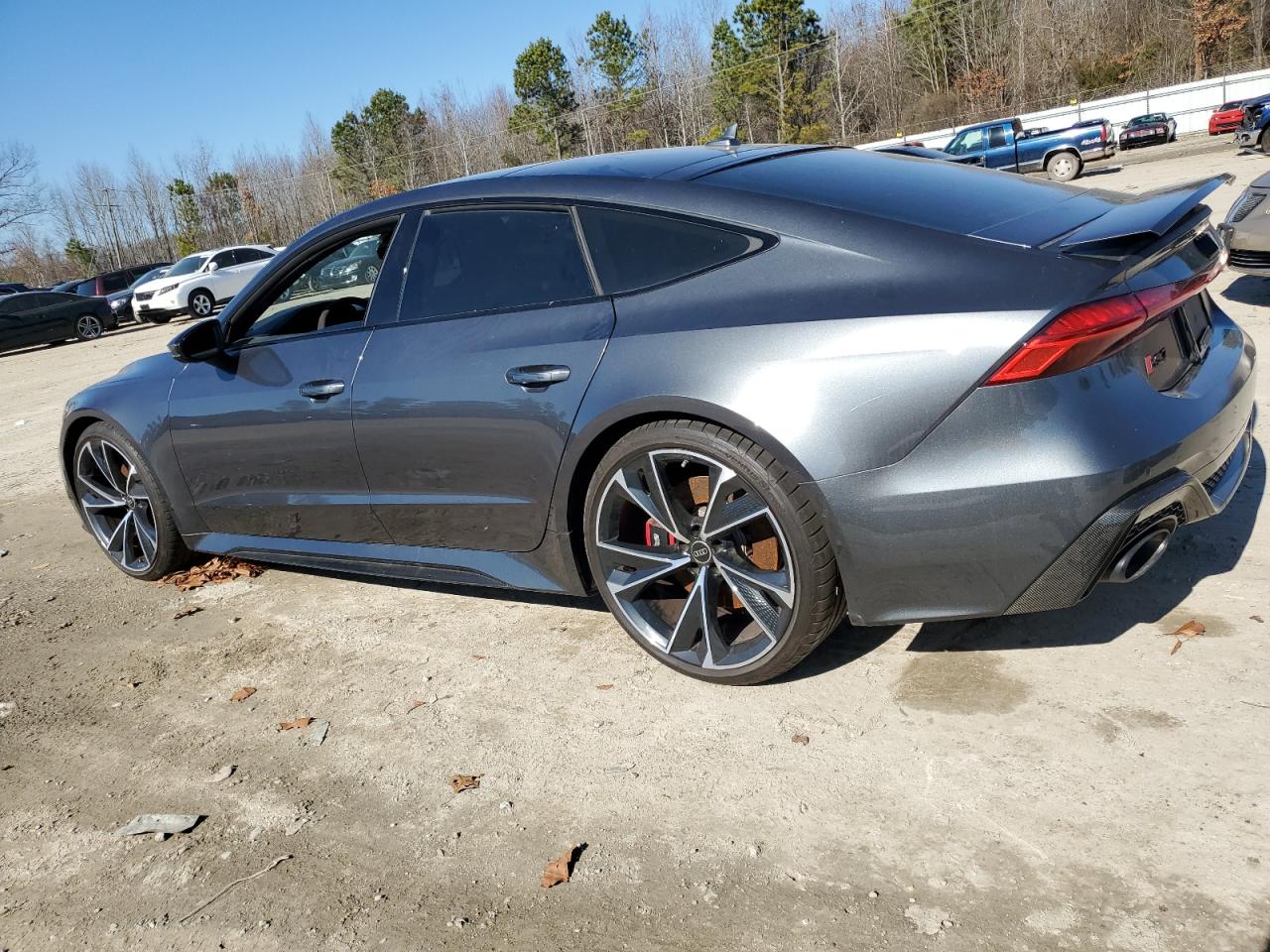 2022 Audi Rs7 Gray vin: WUAPCBF22NN912345