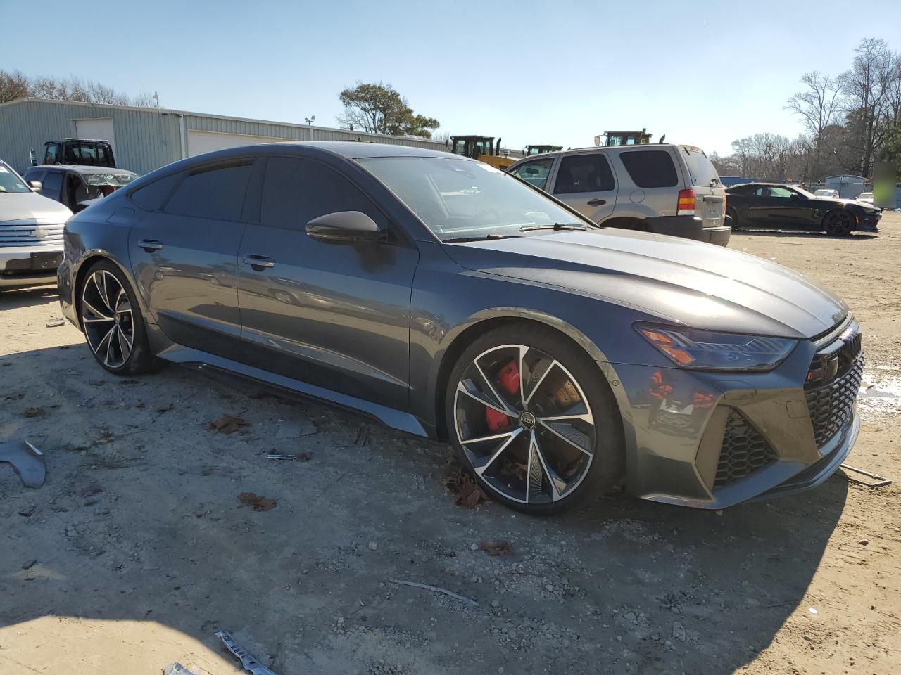 2022 Audi Rs7 Gray vin: WUAPCBF22NN912345