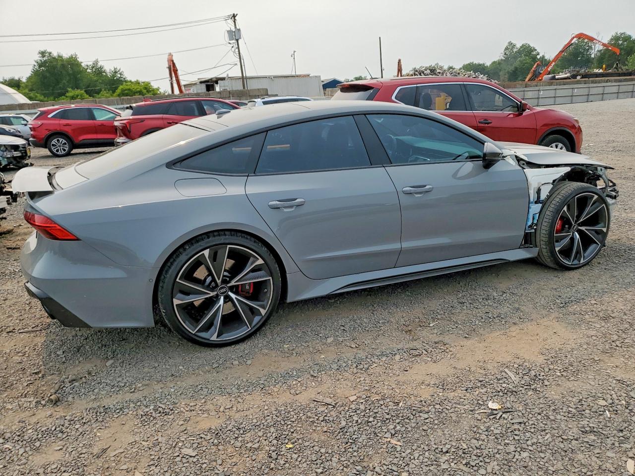 2021 Audi Rs7 Gray vin: WUAPCBF23MN903894