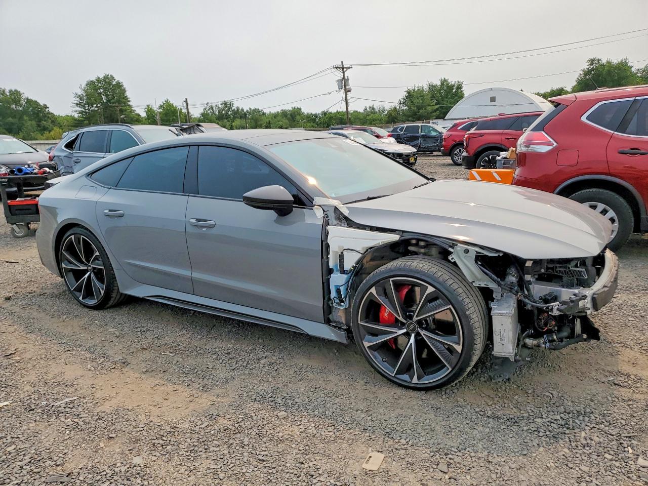 2021 Audi Rs7 Gray vin: WUAPCBF23MN903894