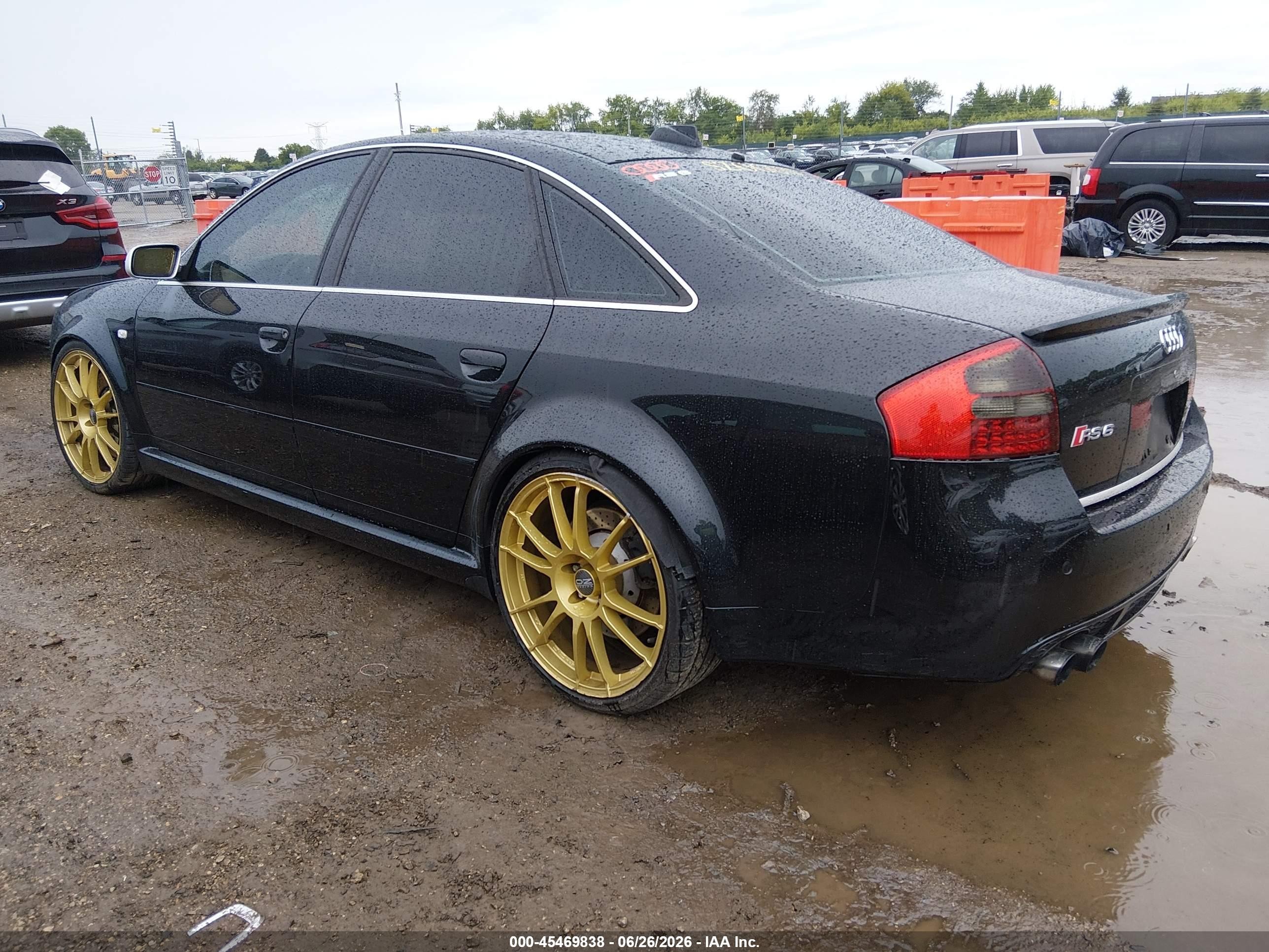 2003 Audi Rs6 4.2 Black vin: WUAPV54B23N905262