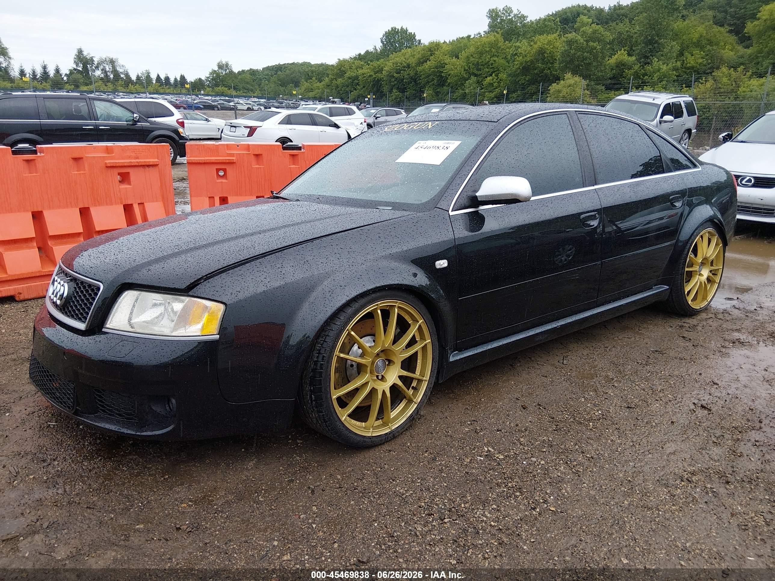 2003 Audi Rs6 4.2 Black vin: WUAPV54B23N905262