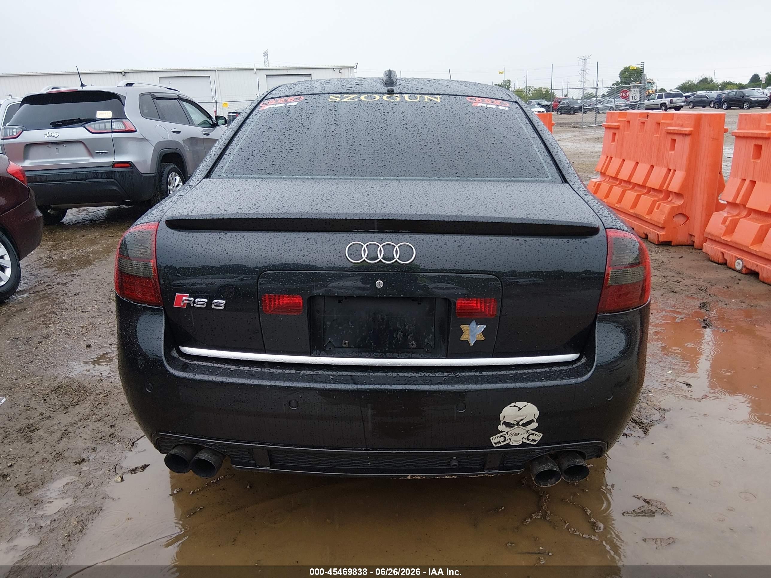 2003 Audi Rs6 4.2 Black vin: WUAPV54B23N905262