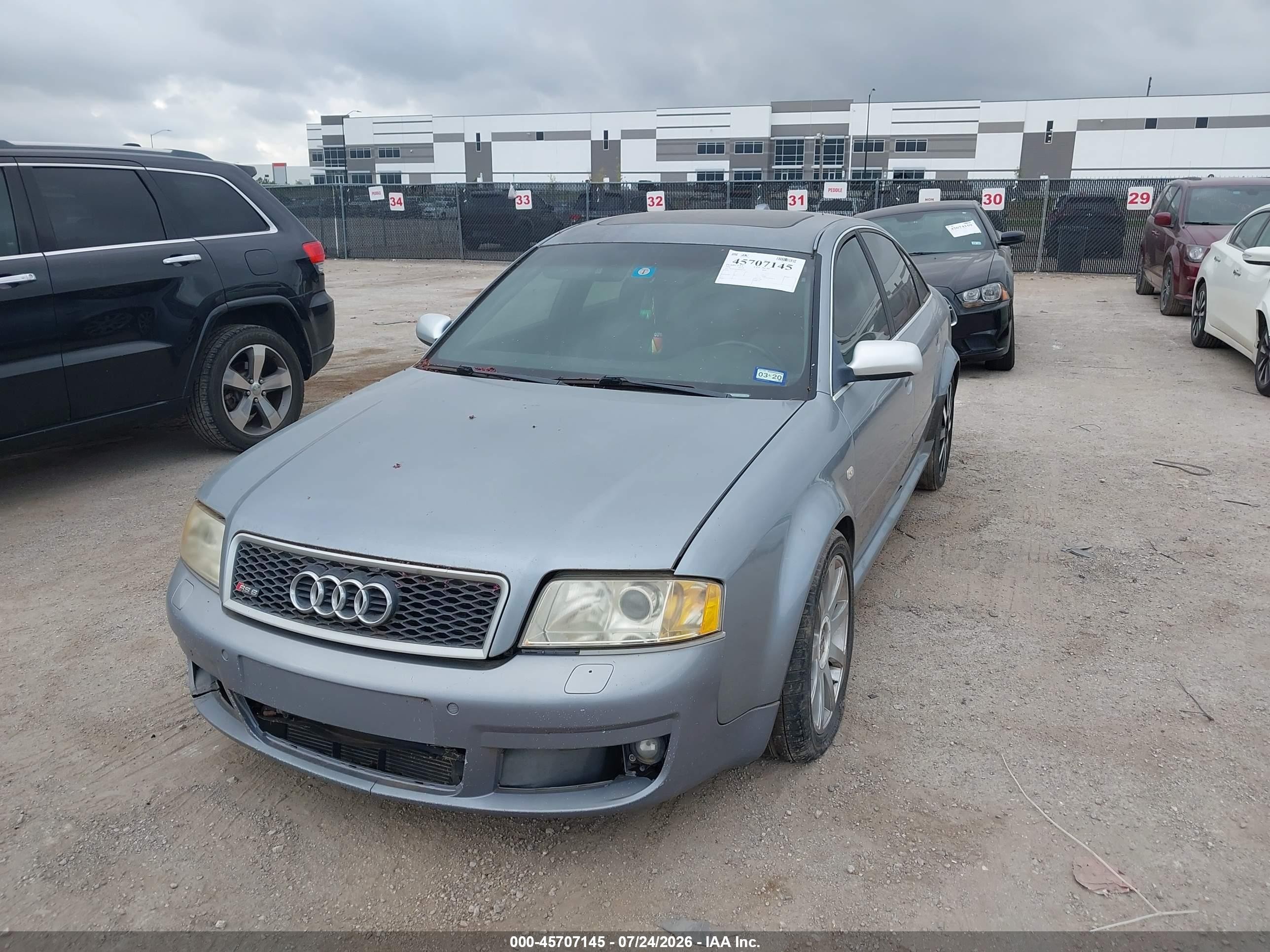 2003 Audi Rs6 4.2 Серый vin: WUAPV64B63N905562