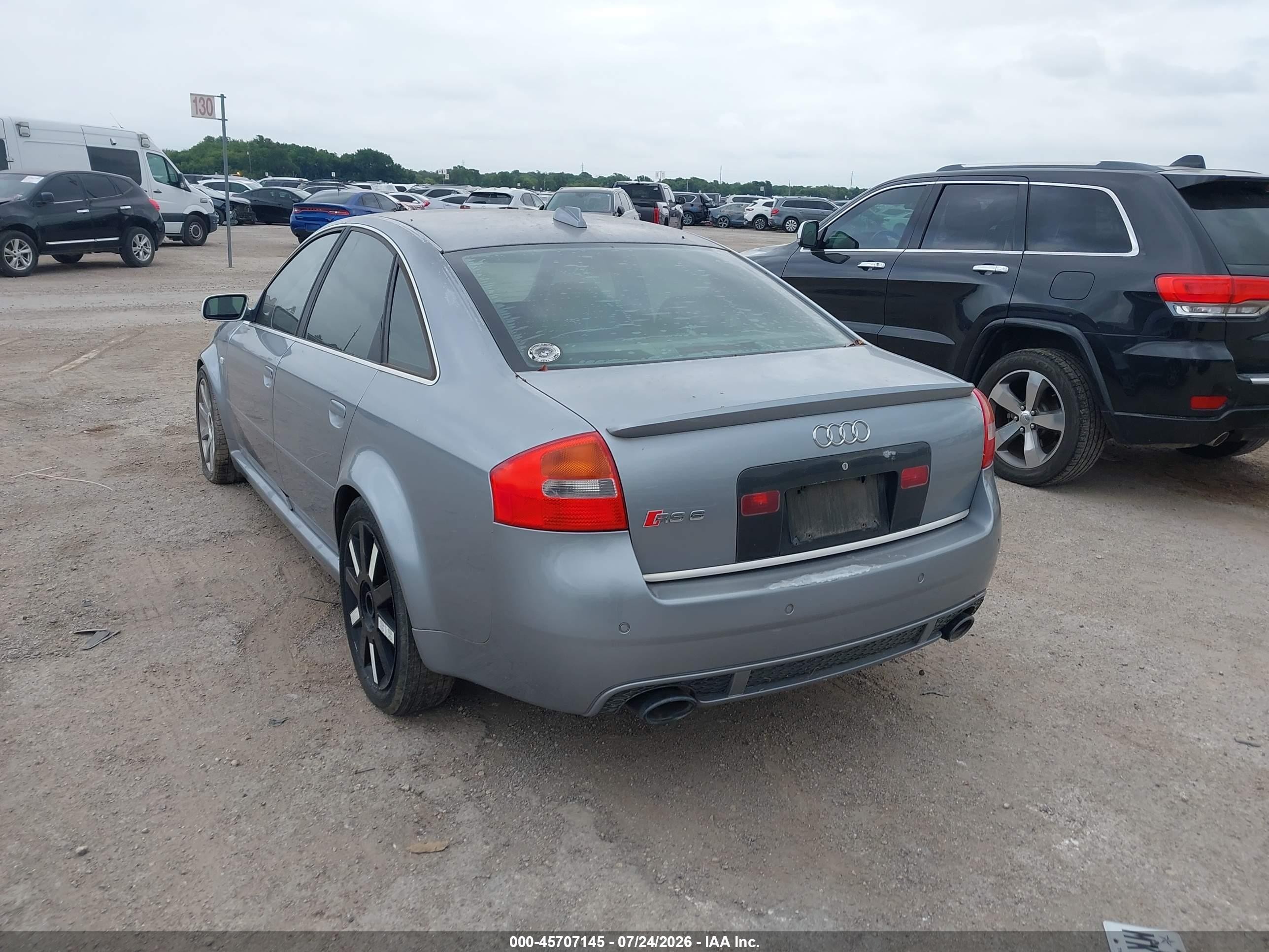 2003 Audi Rs6 4.2 Серый vin: WUAPV64B63N905562