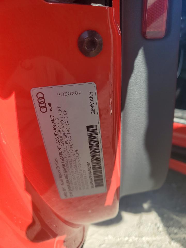 2019 Audi Rs5 Red vin: WUAPWAF54KA902964