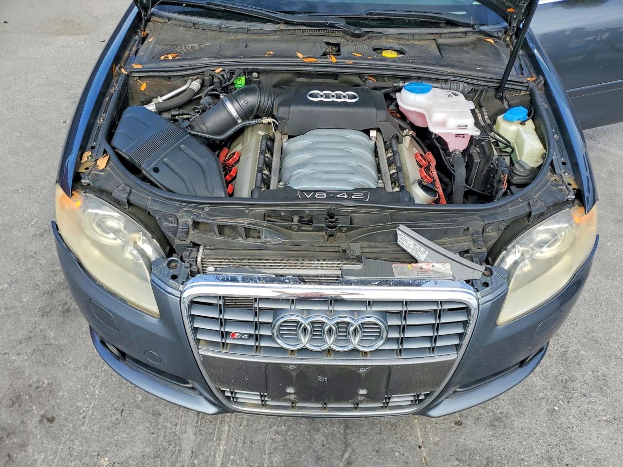 2008 Audi S4 Quattro Cabriolet Gray vin: WUARL48H08K900156