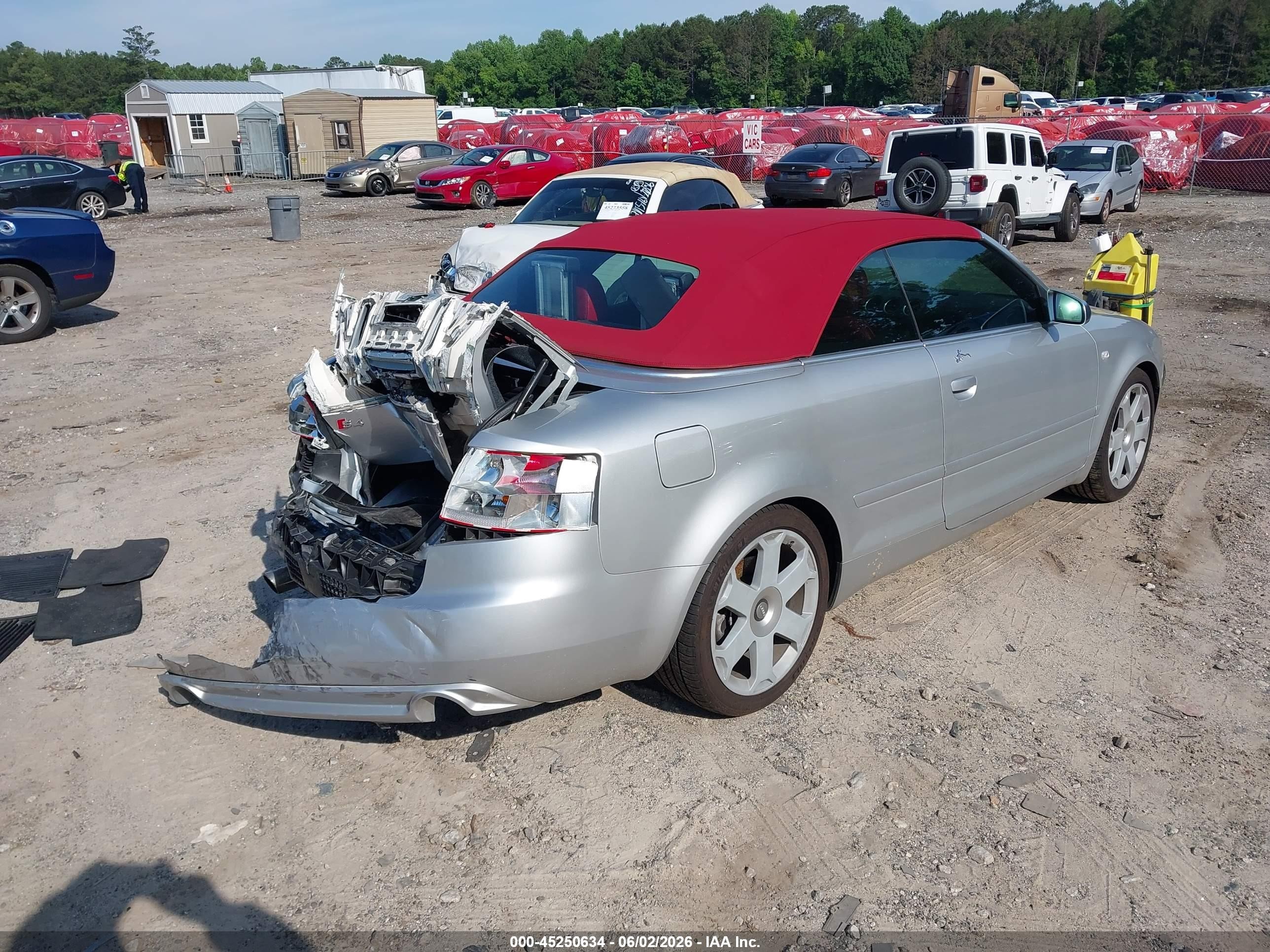 2005 Audi S4   Silver vin: WUARL48H15K902106