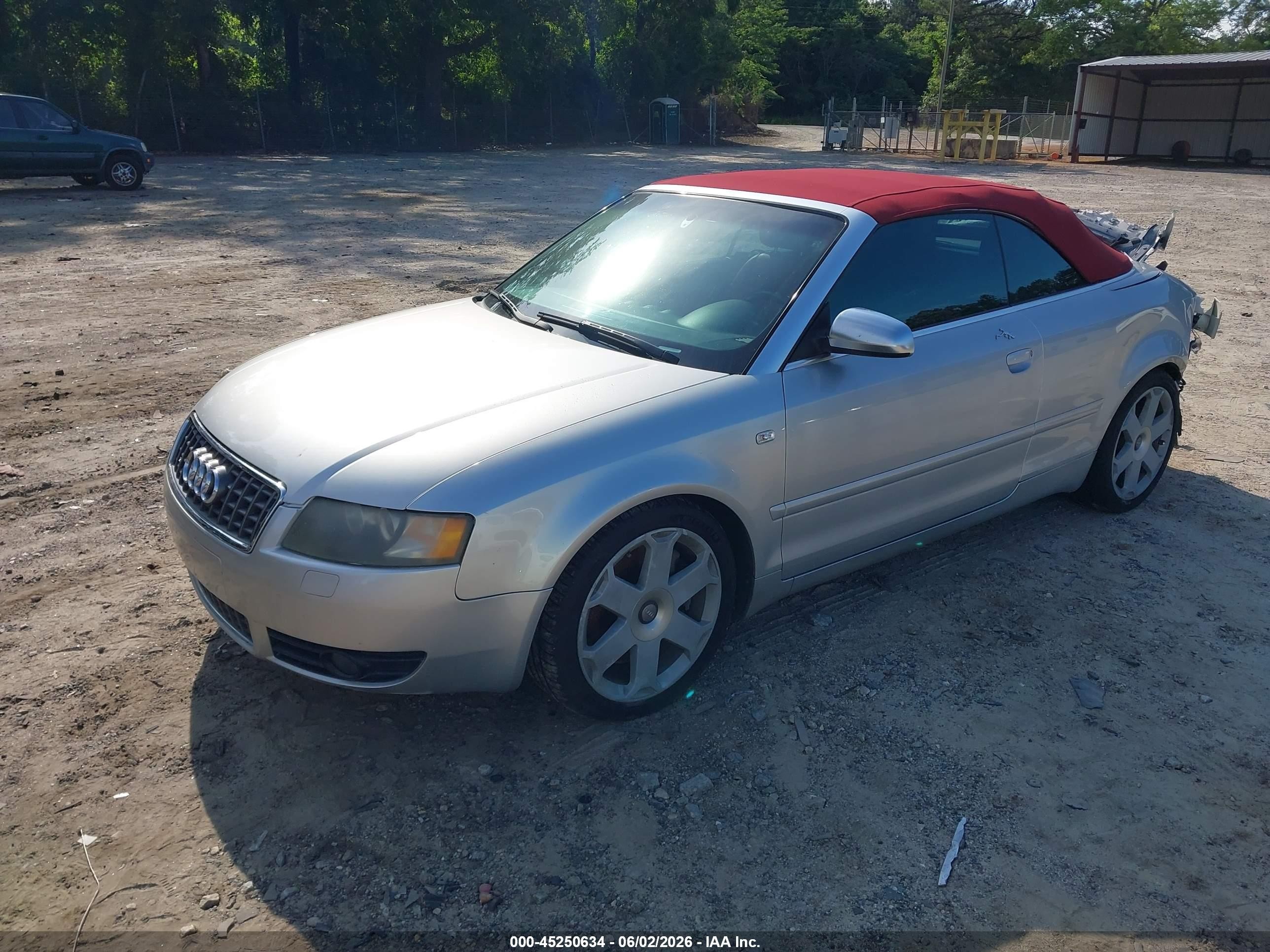 2005 Audi S4   Silver vin: WUARL48H15K902106