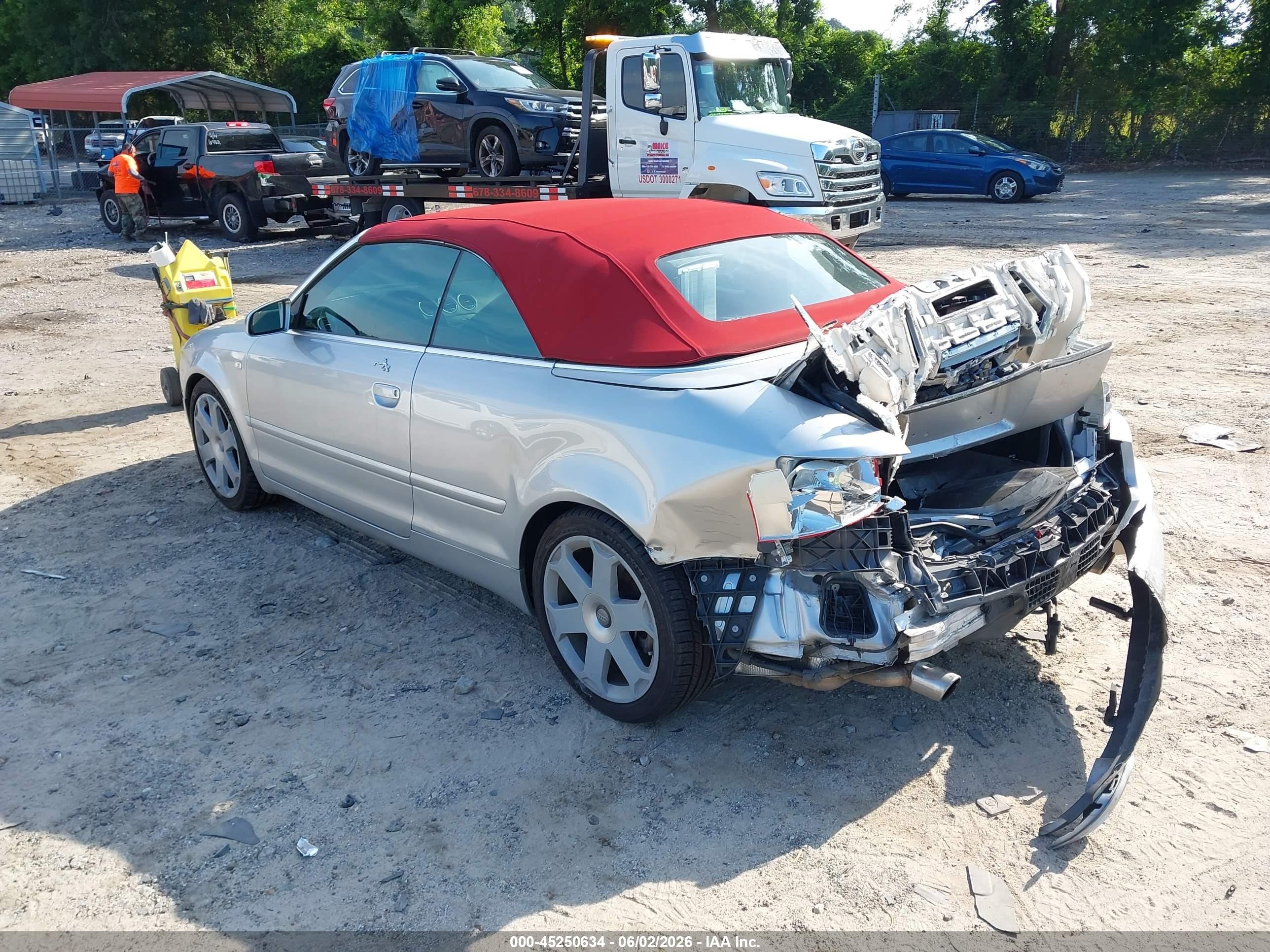 2005 Audi S4   Silver vin: WUARL48H15K902106