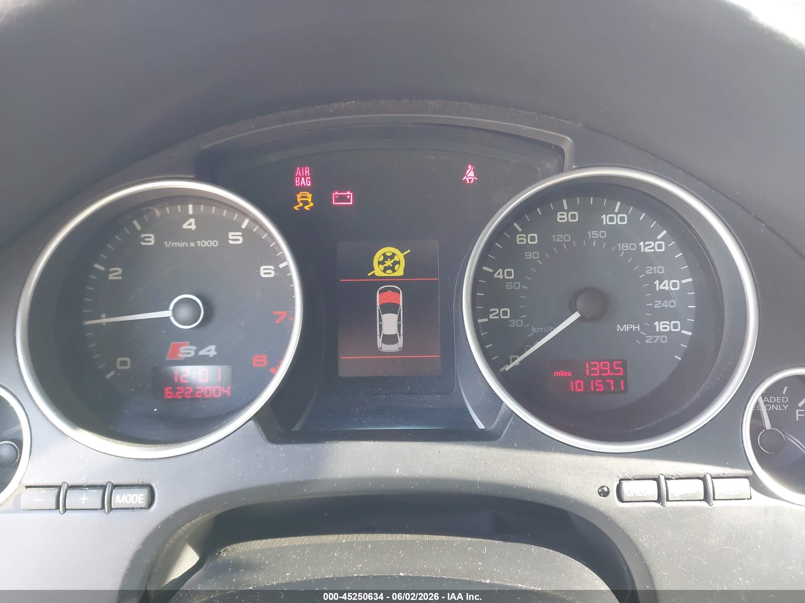 2005 Audi S4   Silver vin: WUARL48H15K902106