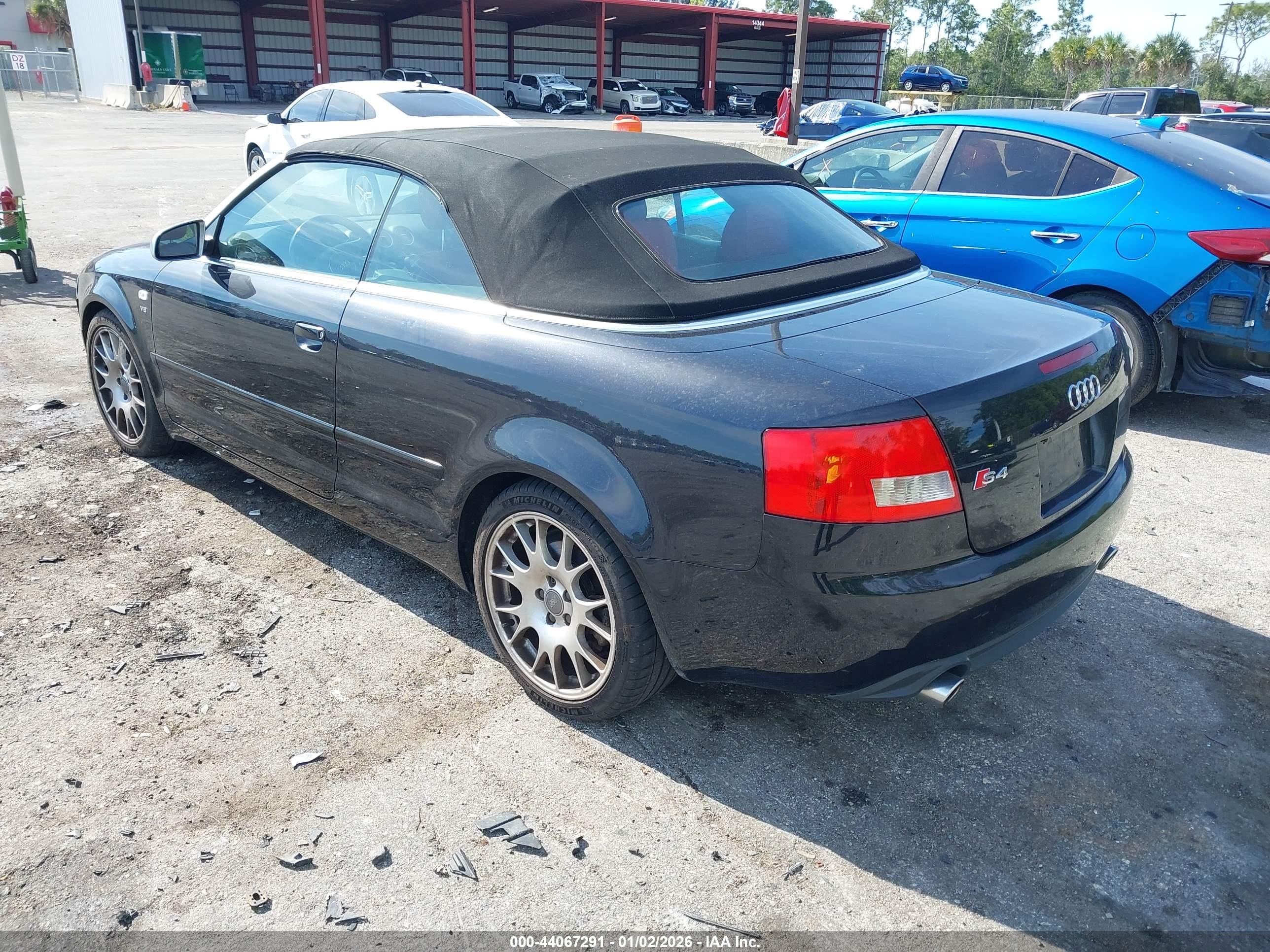2006 Audi S4   Black vin: WUARL48H26K900107