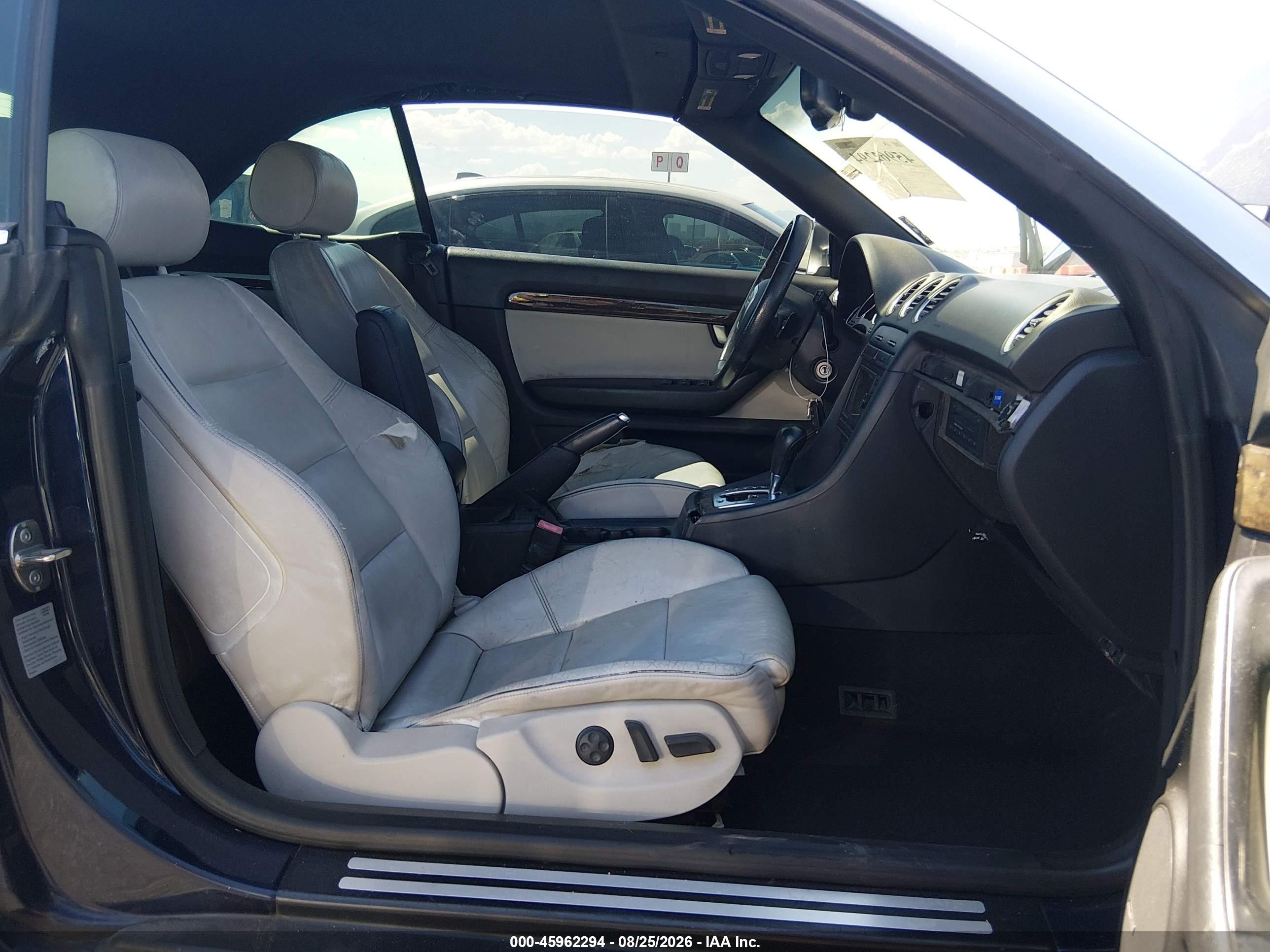 2007 Audi S4 Quattro Cabriolet Синий vin: WUARL48H27K900738