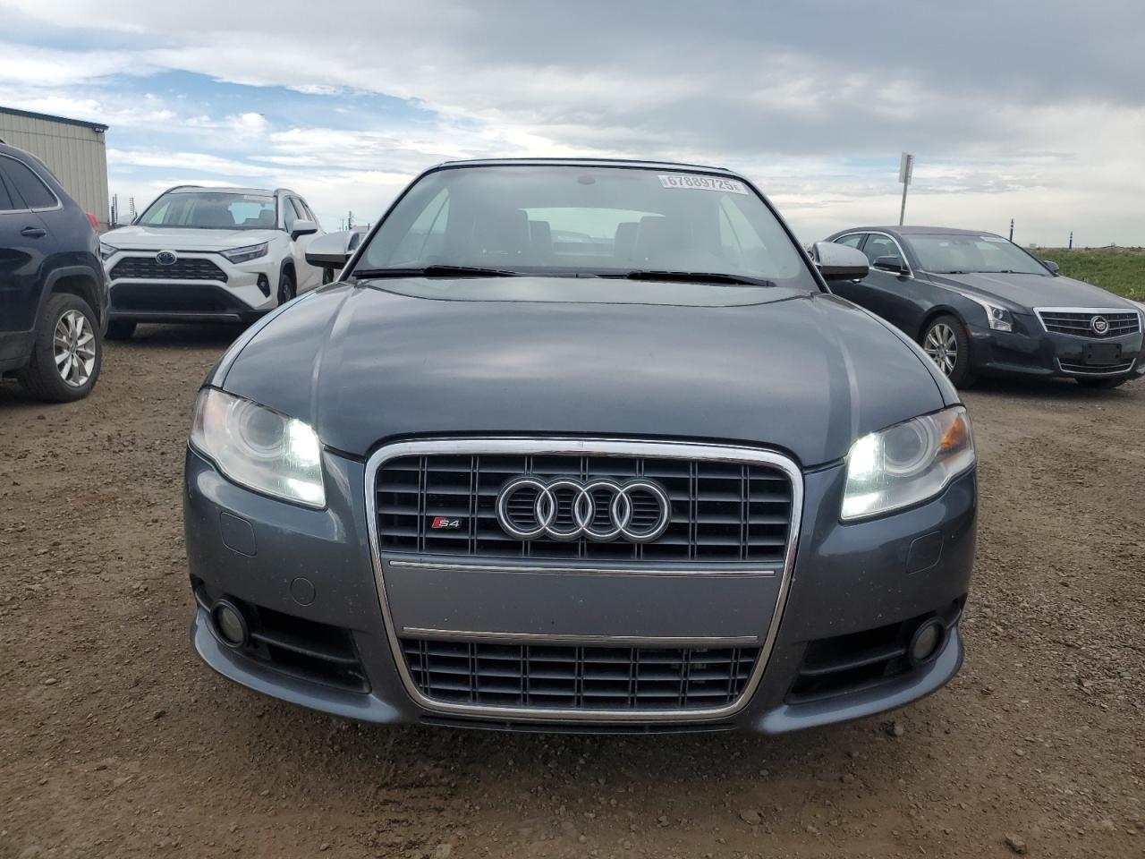 2007 Audi S4 Quattro Cabriolet Gray vin: WUARL48H27K901016