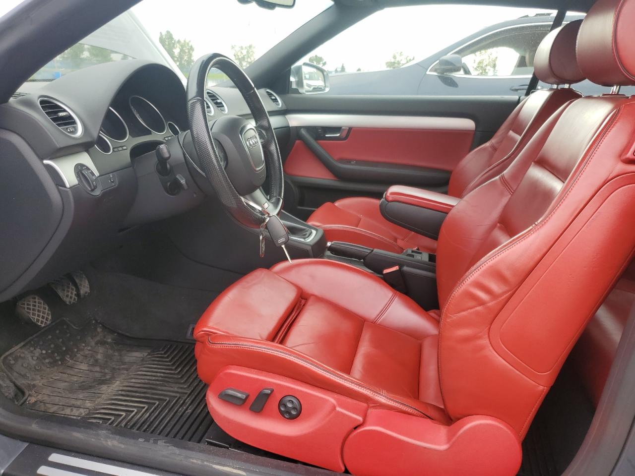 2007 Audi S4 Quattro Cabriolet Gray vin: WUARL48H27K901016
