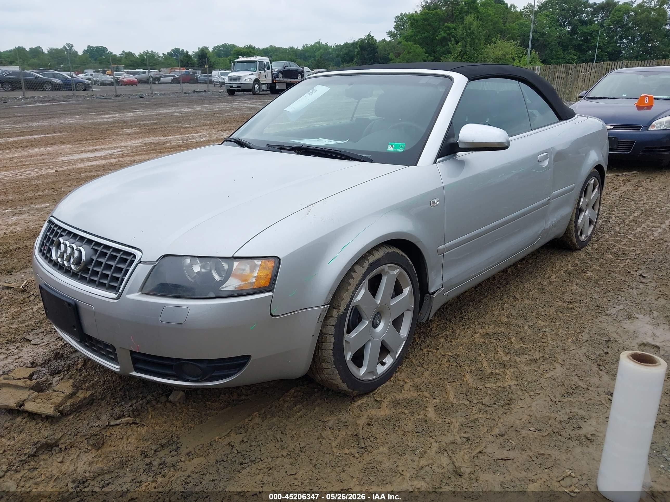 2005 Audi S4   Silver vin: WUARL48H35K901491