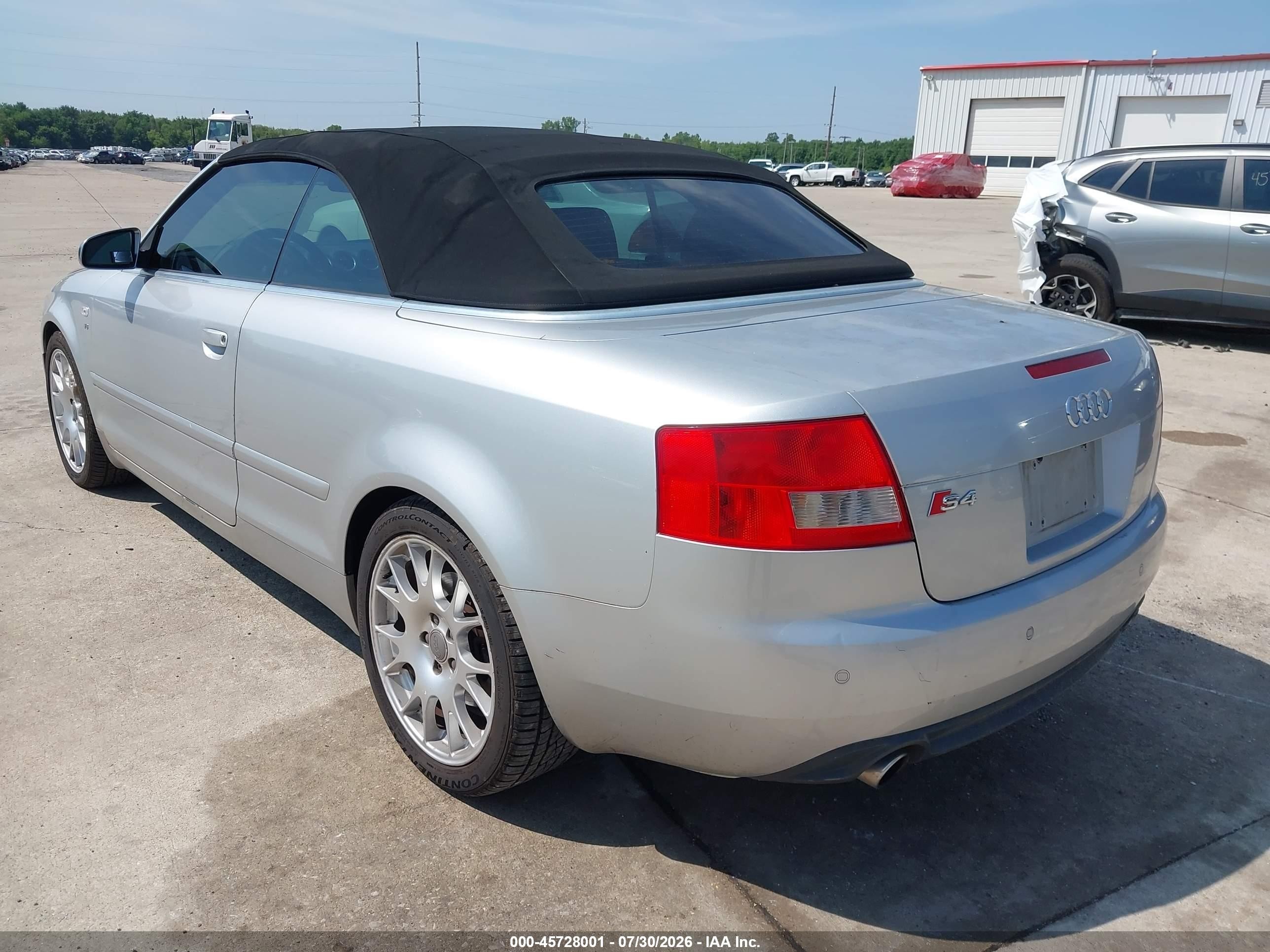 2006 Audi S4   Silver vin: WUARL48H36K900147