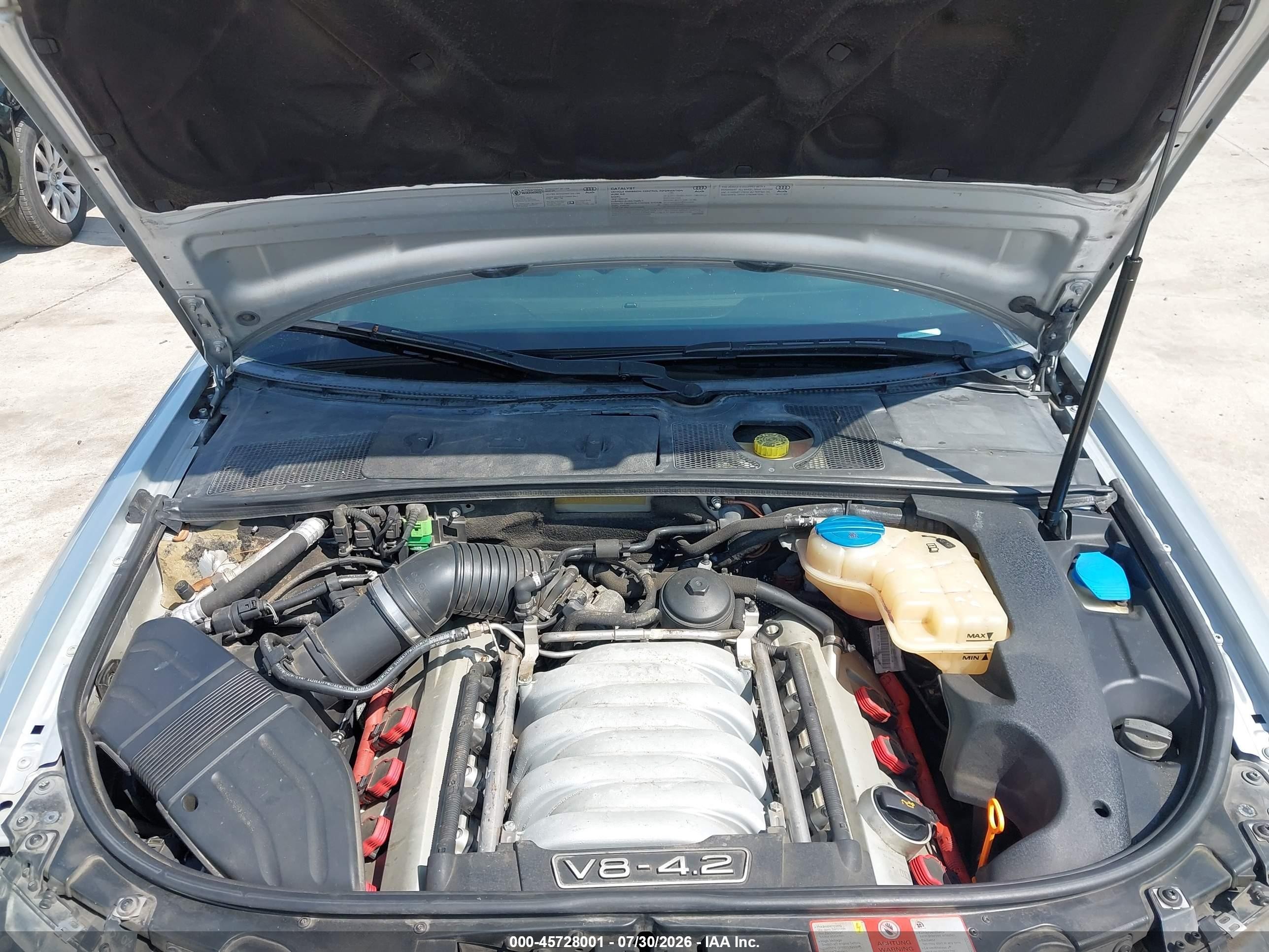 2006 Audi S4   Silver vin: WUARL48H36K900147