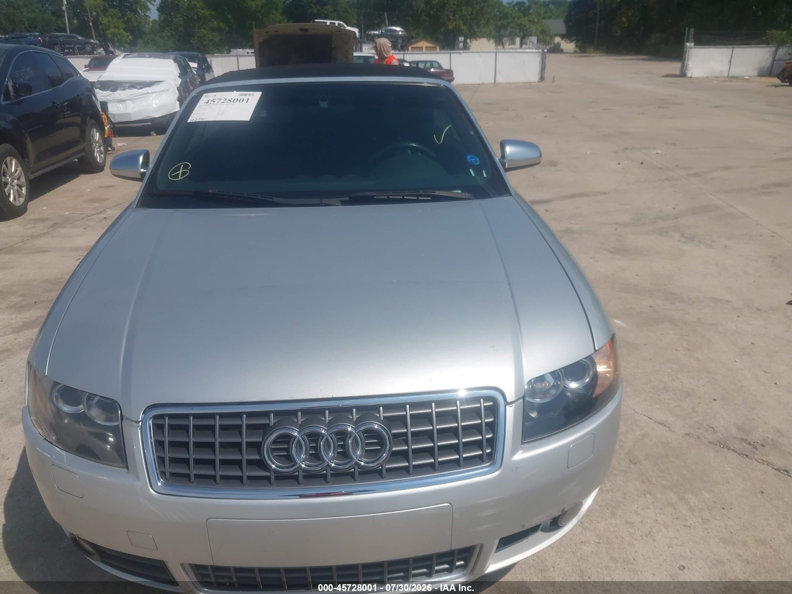 2006 Audi S4   Silver vin: WUARL48H36K900147