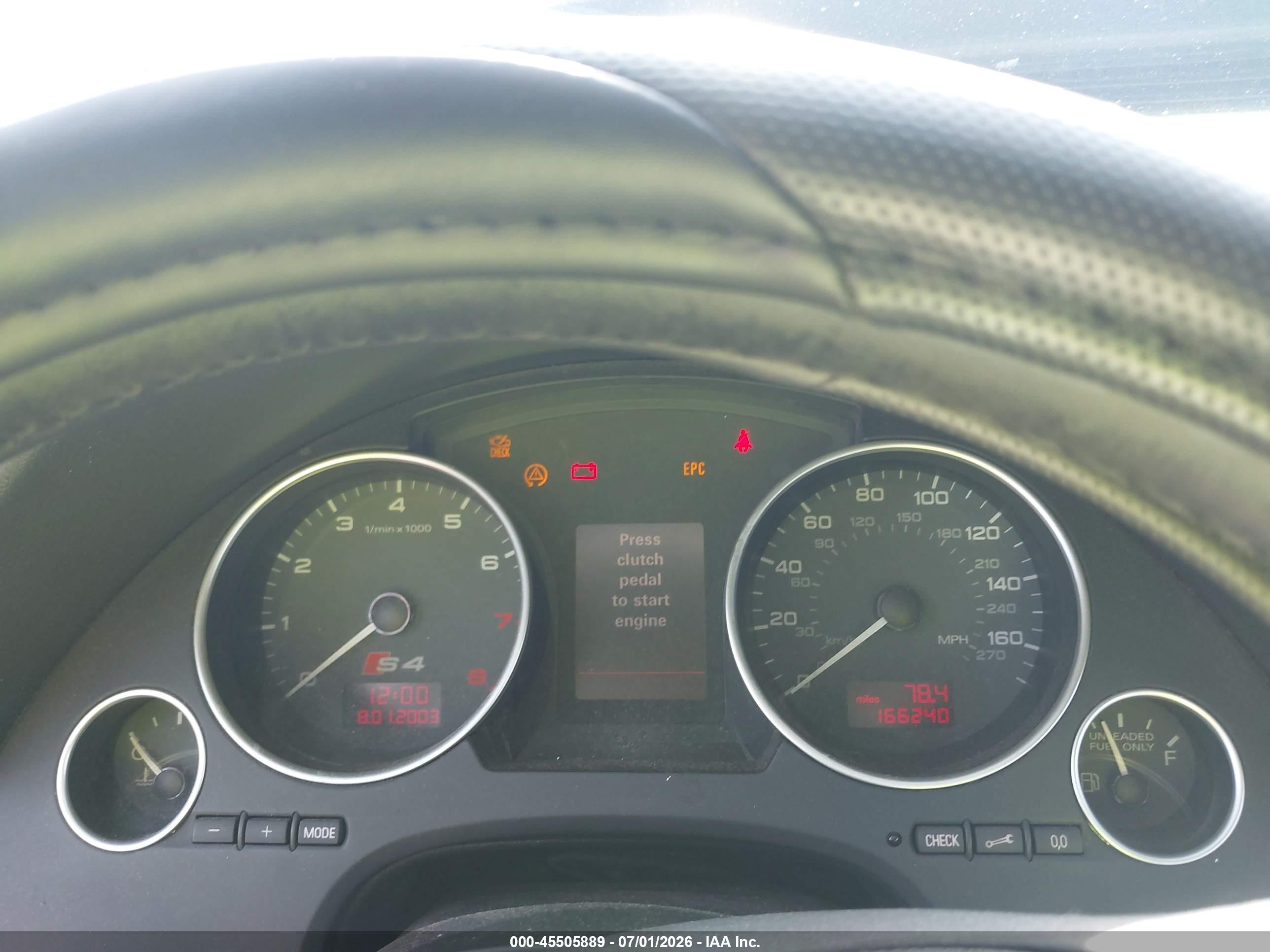 2004 Audi S4 Black vin: WUARL48H44K900526