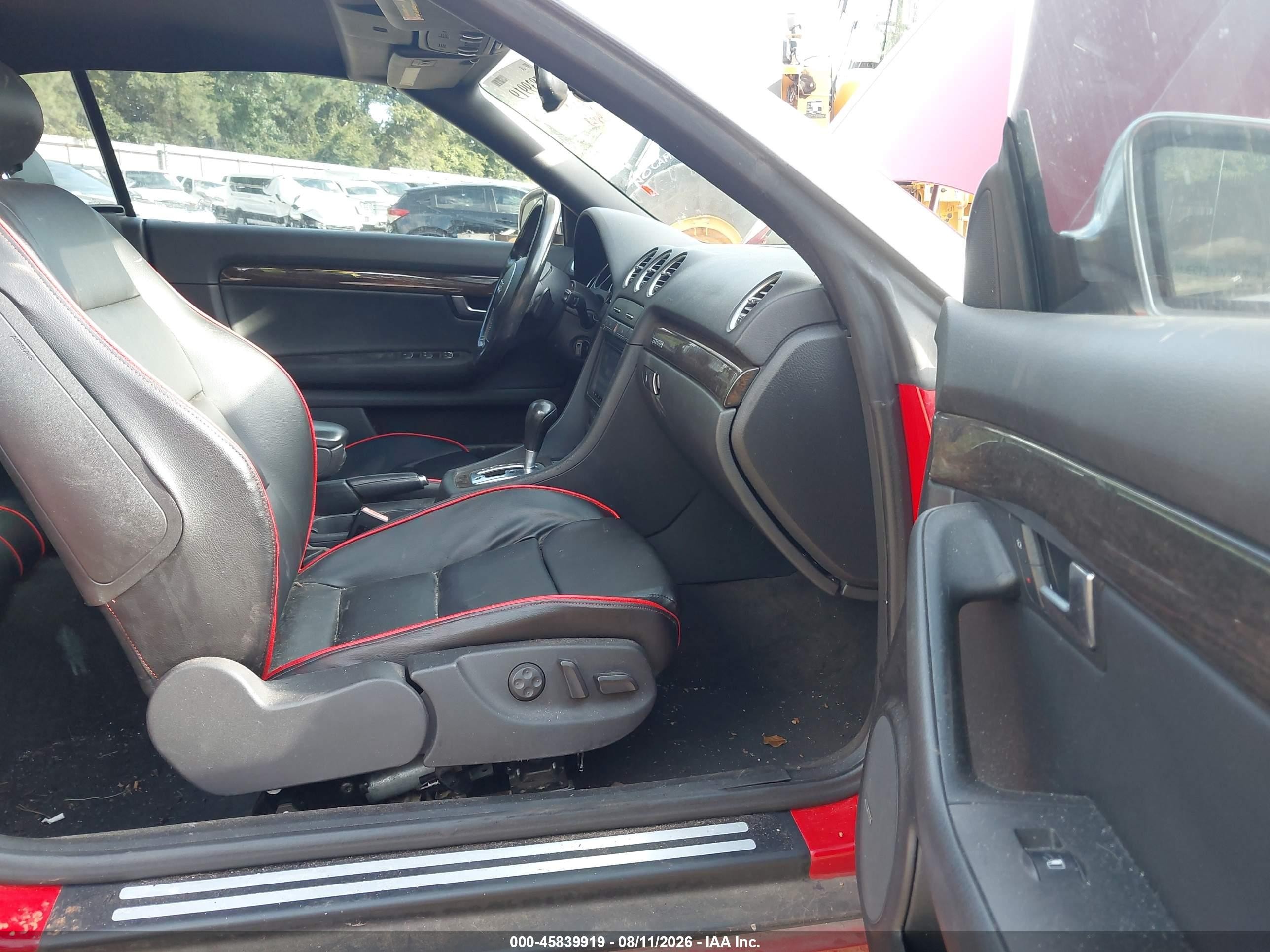 2005 Audi S4   Red vin: WUARL48H45K902178