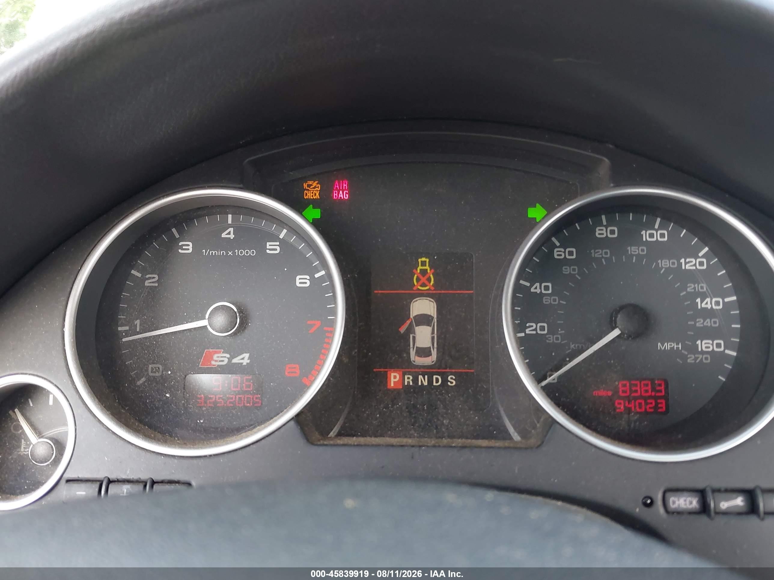 2005 Audi S4   Red vin: WUARL48H45K902178