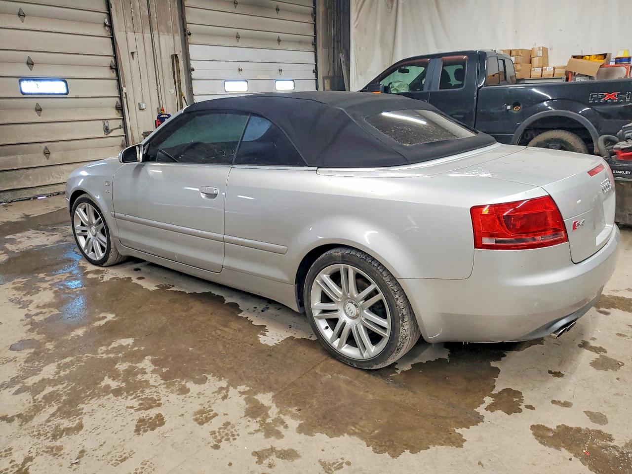 2007 Audi S4 Quattro Cabriolet Silver vin: WUARL48H47K901079