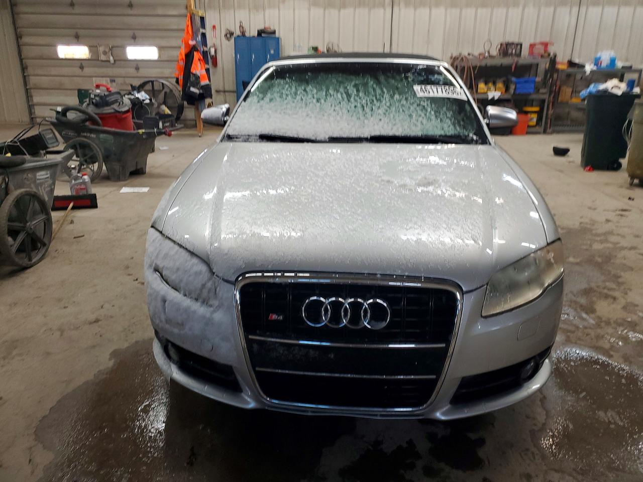 2007 Audi S4 Quattro Cabriolet Silver vin: WUARL48H47K901079
