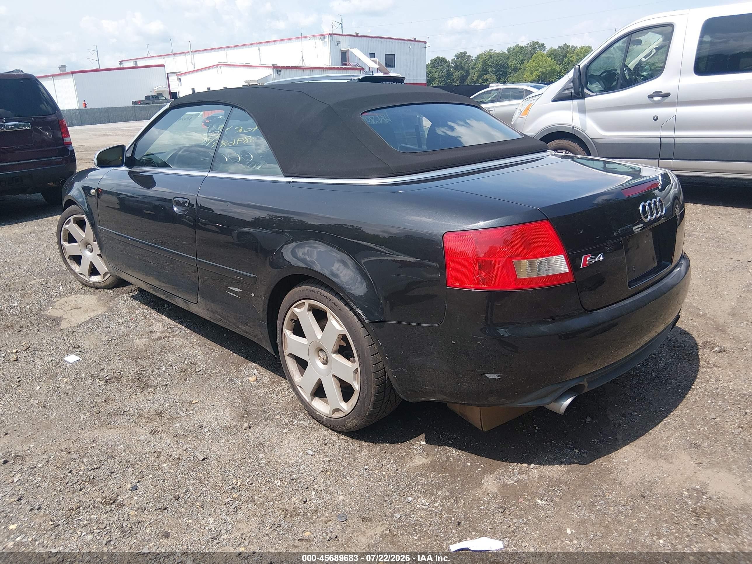 2005 Audi S4   Black vin: WUARL48H65K900481