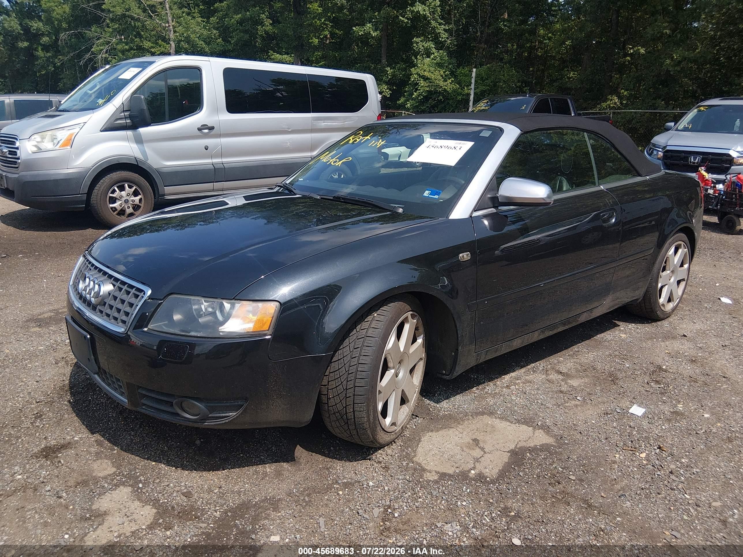 2005 Audi S4   Black vin: WUARL48H65K900481