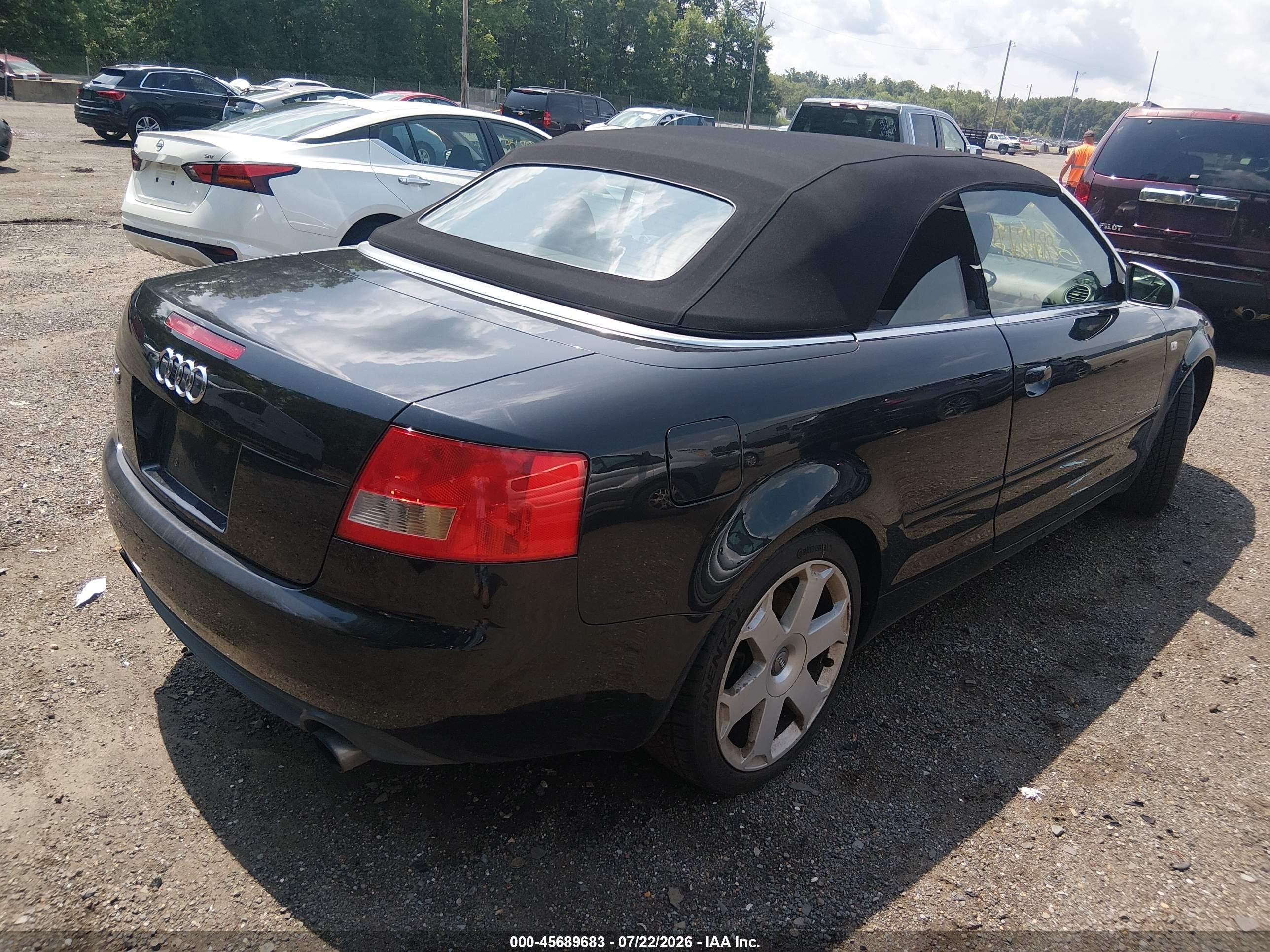 2005 Audi S4   Black vin: WUARL48H65K900481