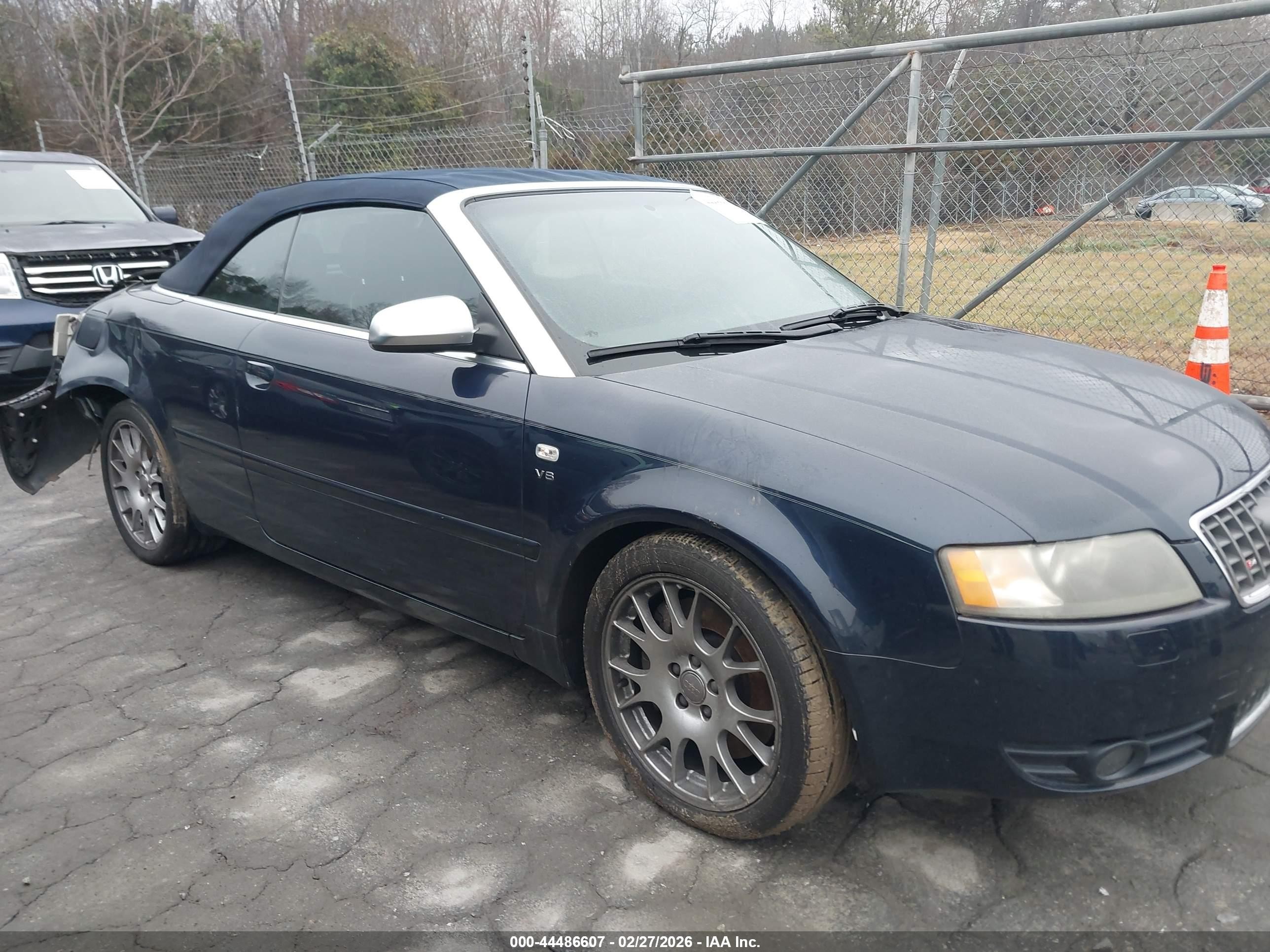2006 Audi S4   Dark Blue vin: WUARL48H66K900174