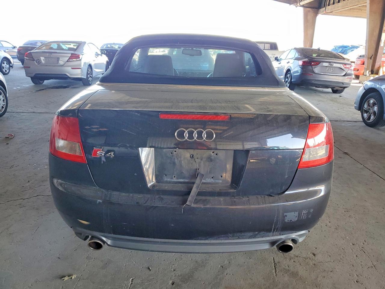 2006 Audi S4 Quattro Cabriolet Black vin: WUARL48H76K900359
