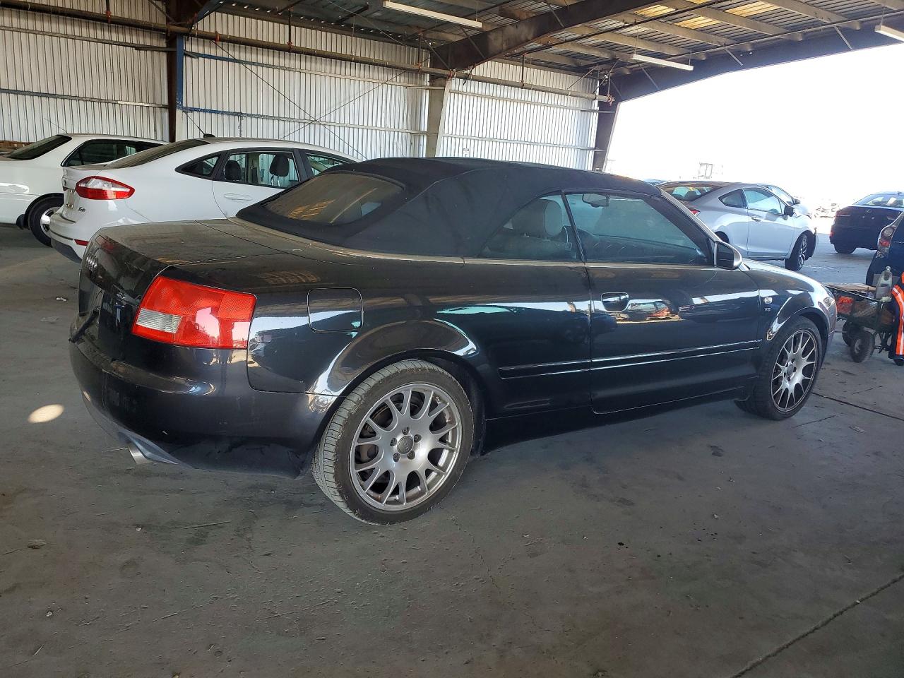 2006 Audi S4 Quattro Cabriolet Black vin: WUARL48H76K900359