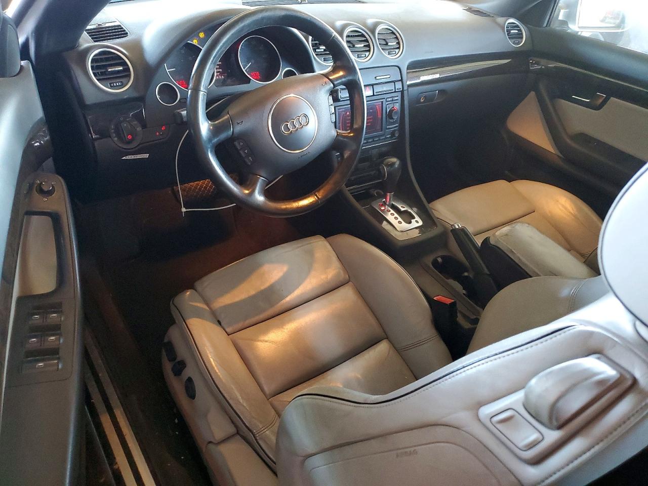 2006 Audi S4 Quattro Cabriolet Black vin: WUARL48H76K900359