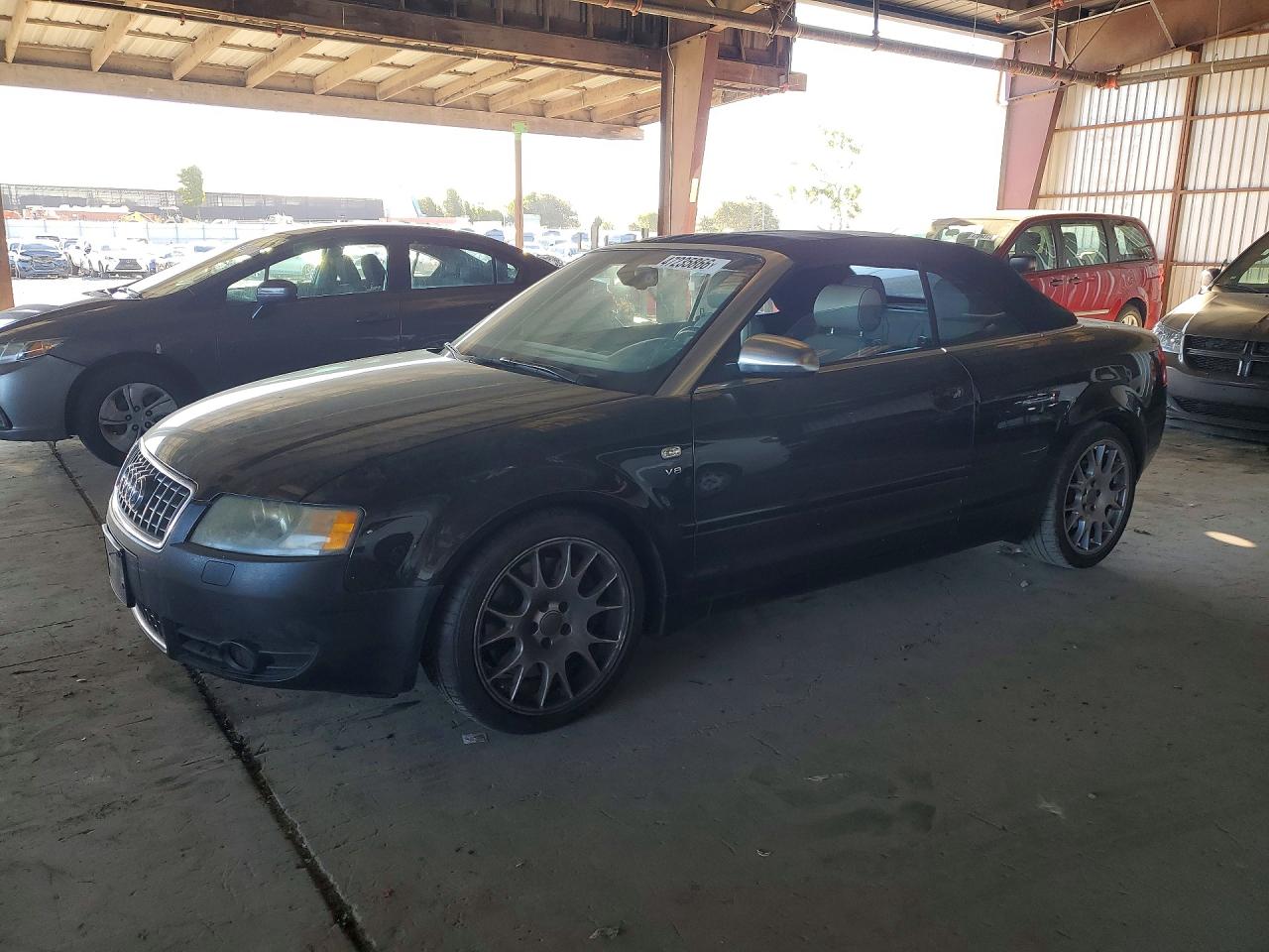 2006 Audi S4 Quattro Cabriolet Black vin: WUARL48H76K900359