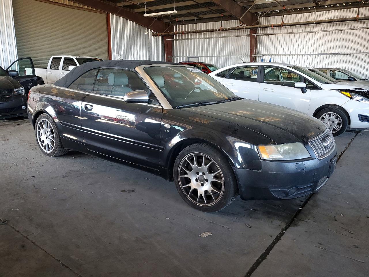 2006 Audi S4 Quattro Cabriolet Black vin: WUARL48H76K900359
