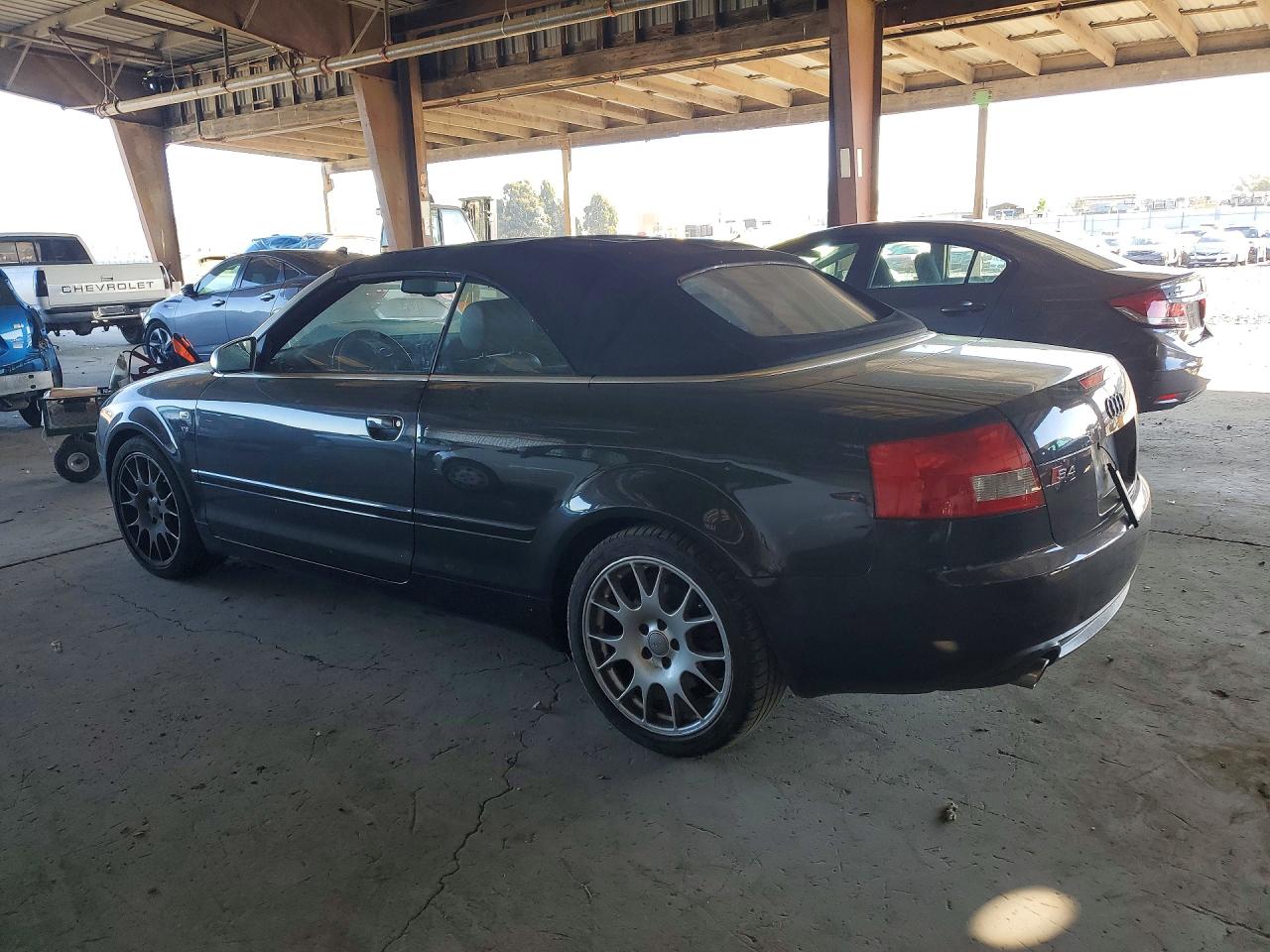 2006 Audi S4 Quattro Cabriolet Black vin: WUARL48H76K900359