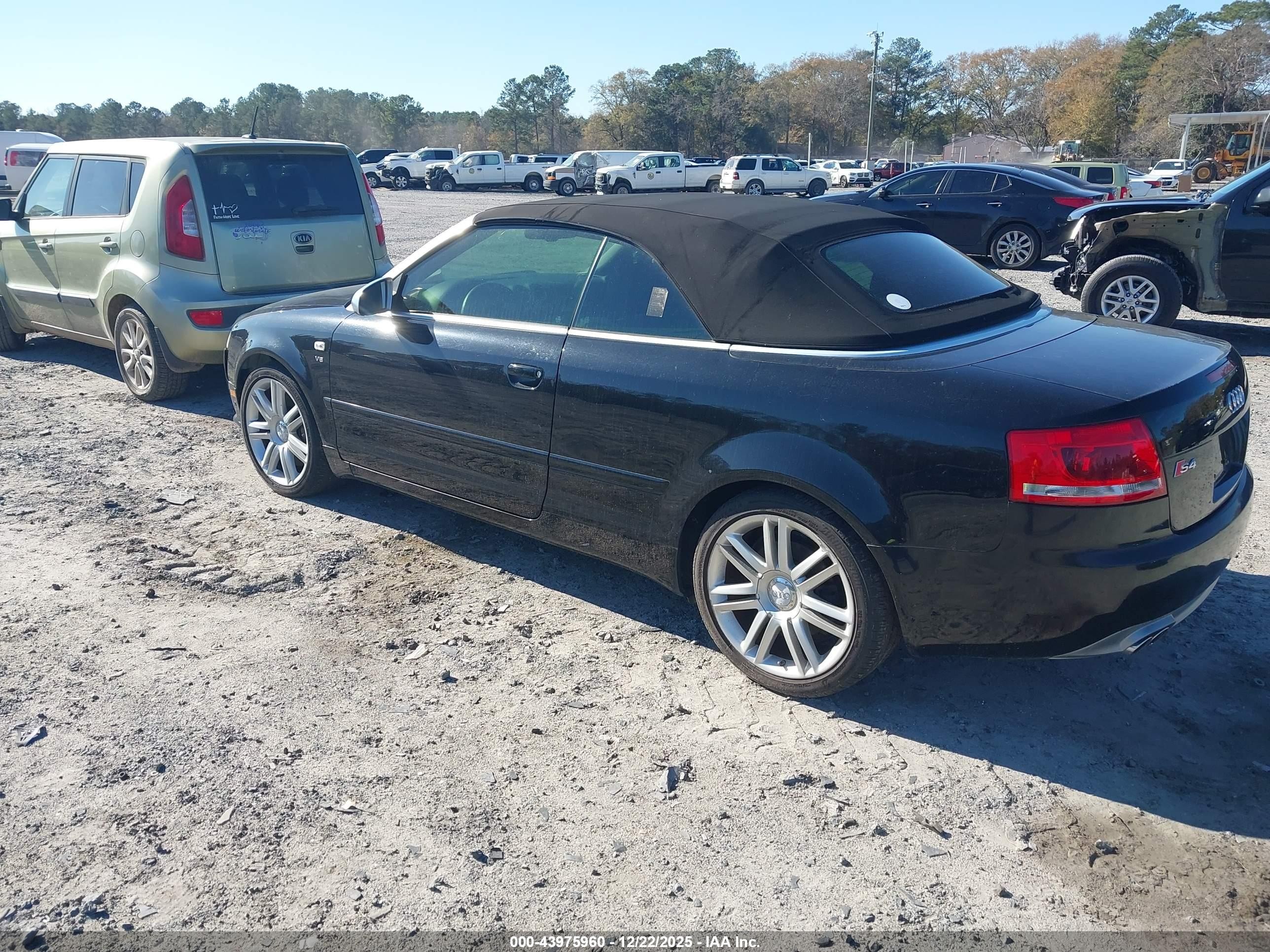 2007 Audi S4   Black vin: WUARL48H77K900752